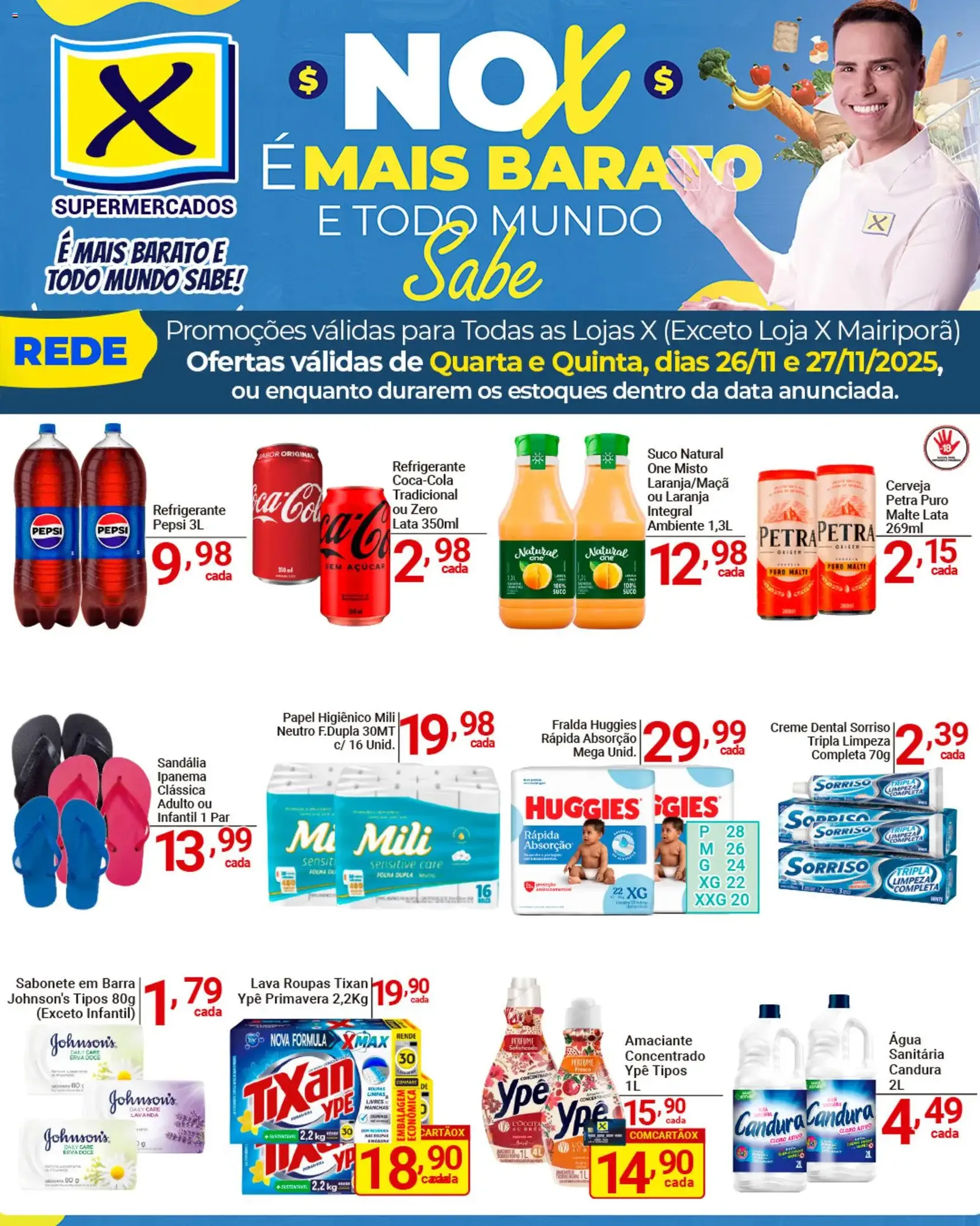 X Supermercados - Ofertas da semana - folheto válido a partir de 26/11/2025 página 3 de 3