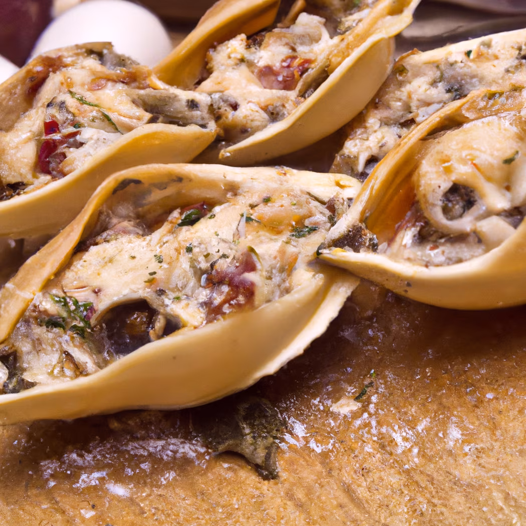 Conchiglie ripiene al forno