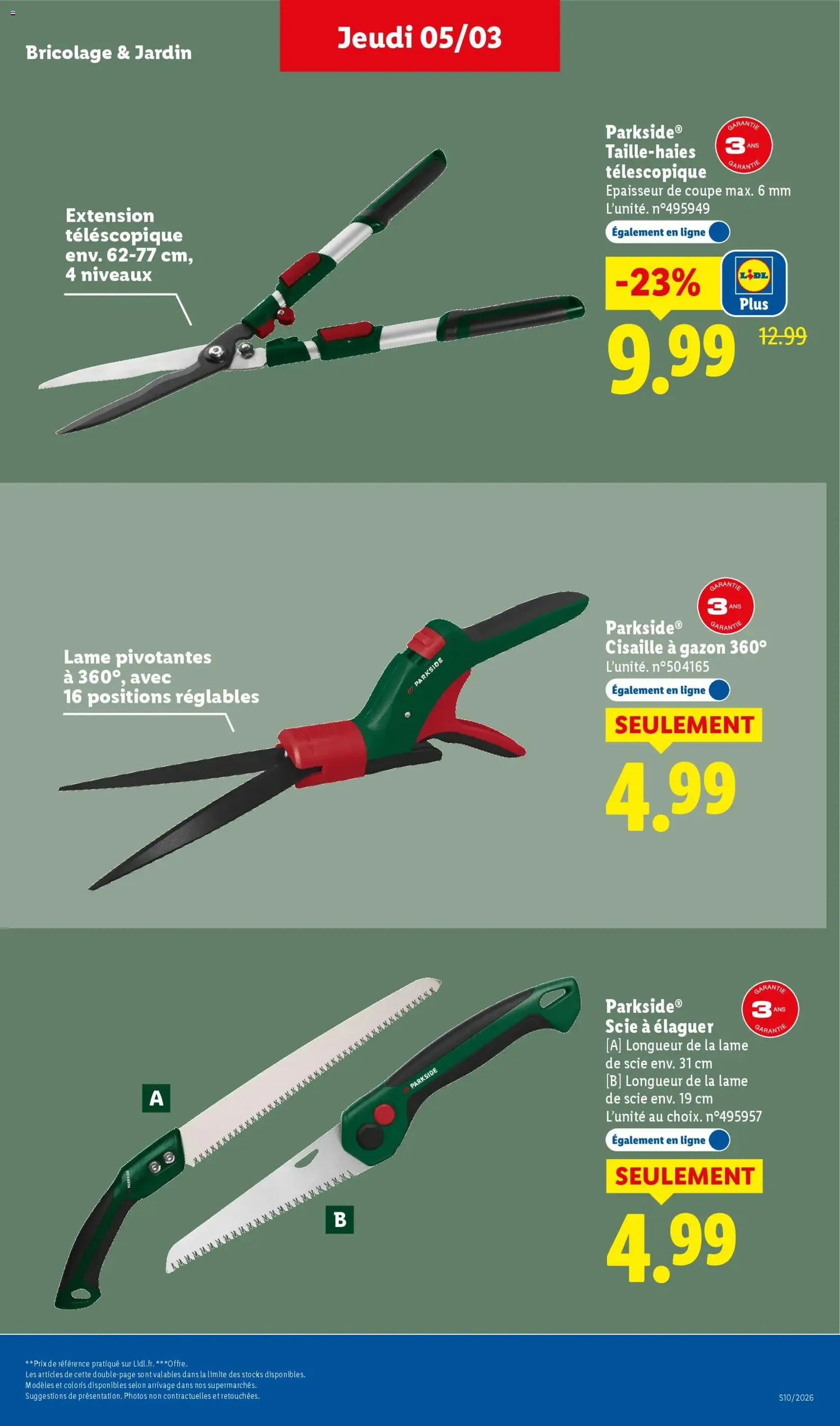 LIDL catalogue semaine 10 - brochure valable à partir du 05/03/2026, page 35 sur 79