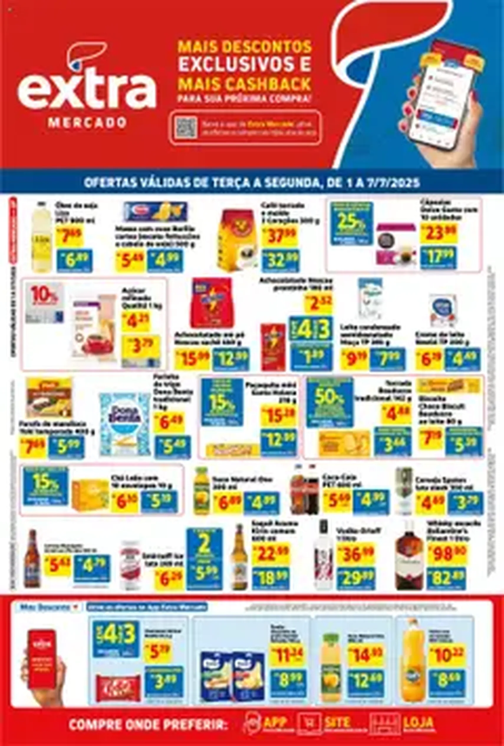 Extra - Ofertas de Mercado - folheto válido a partir de 01/07/2025 página 1 de 1