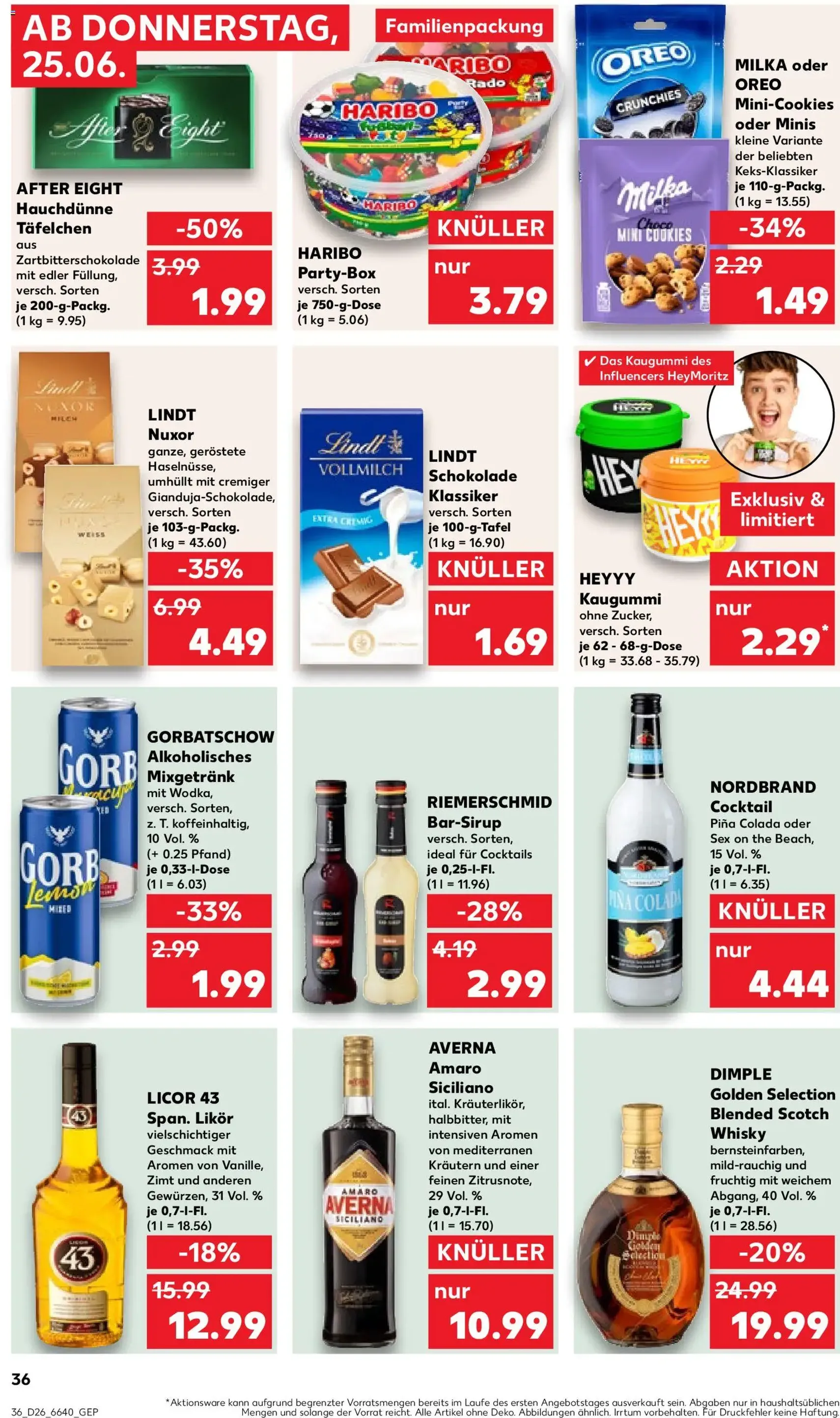Kaufland Prospekt - Gültiger Prospekt ab 25.06.2026, Seite 36 von insgesamt 58