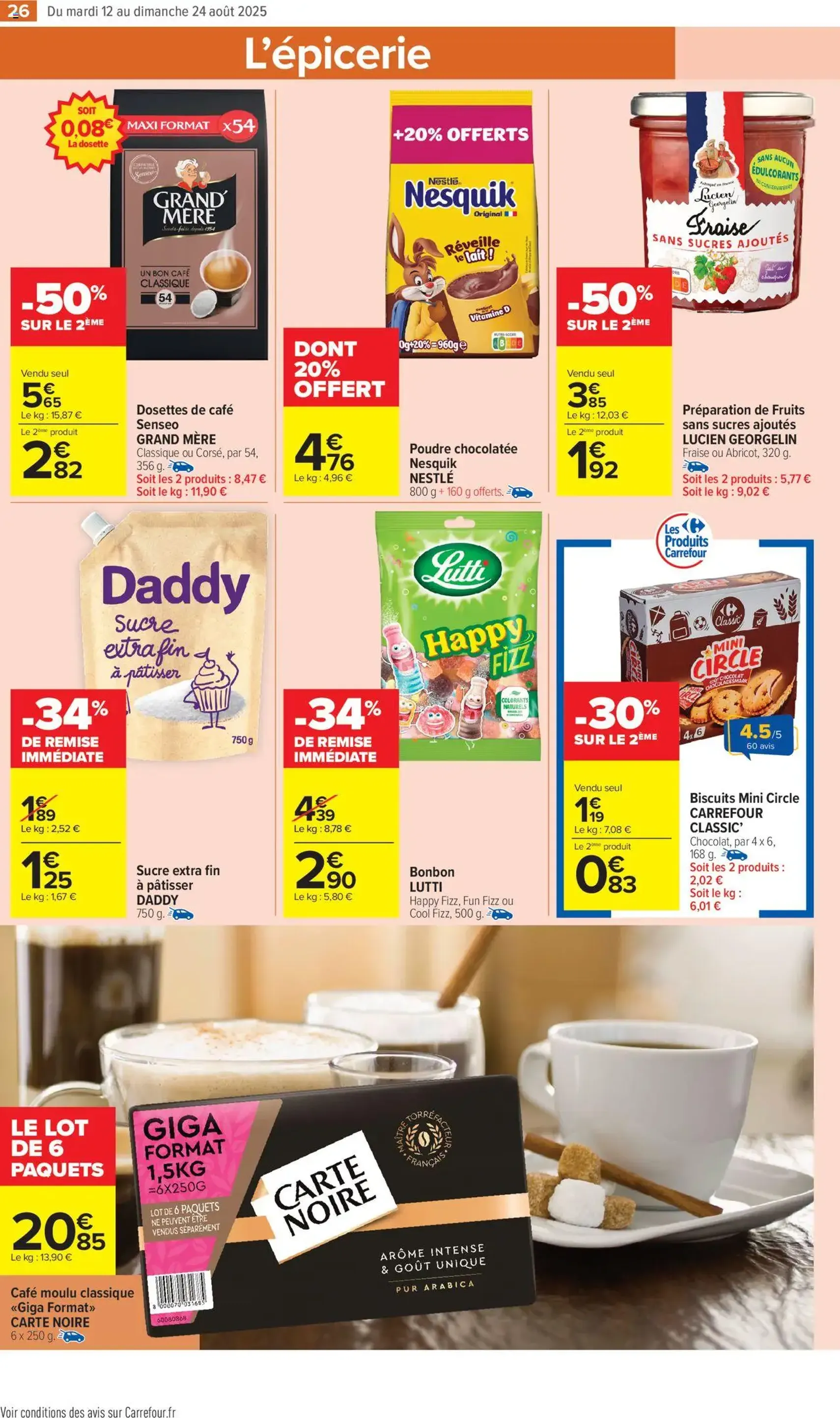 Carrefour Market catalogue semaine 33 - brochure valable à partir du 12/08/2025, page 28 sur 44
