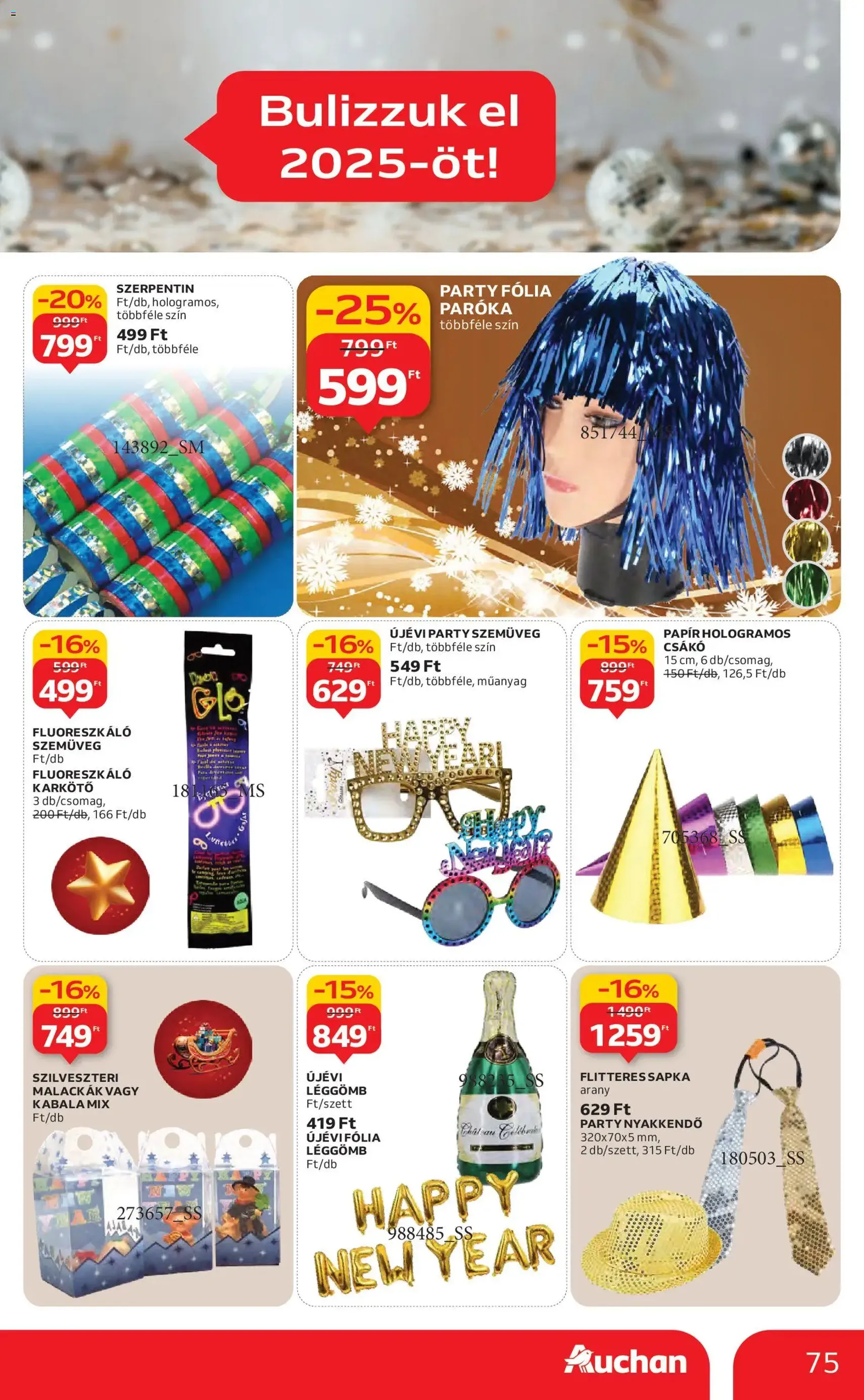 Auchan Akciós újság - 2025.12.11. érvényes szórólap 75 oldal 76 oldalból