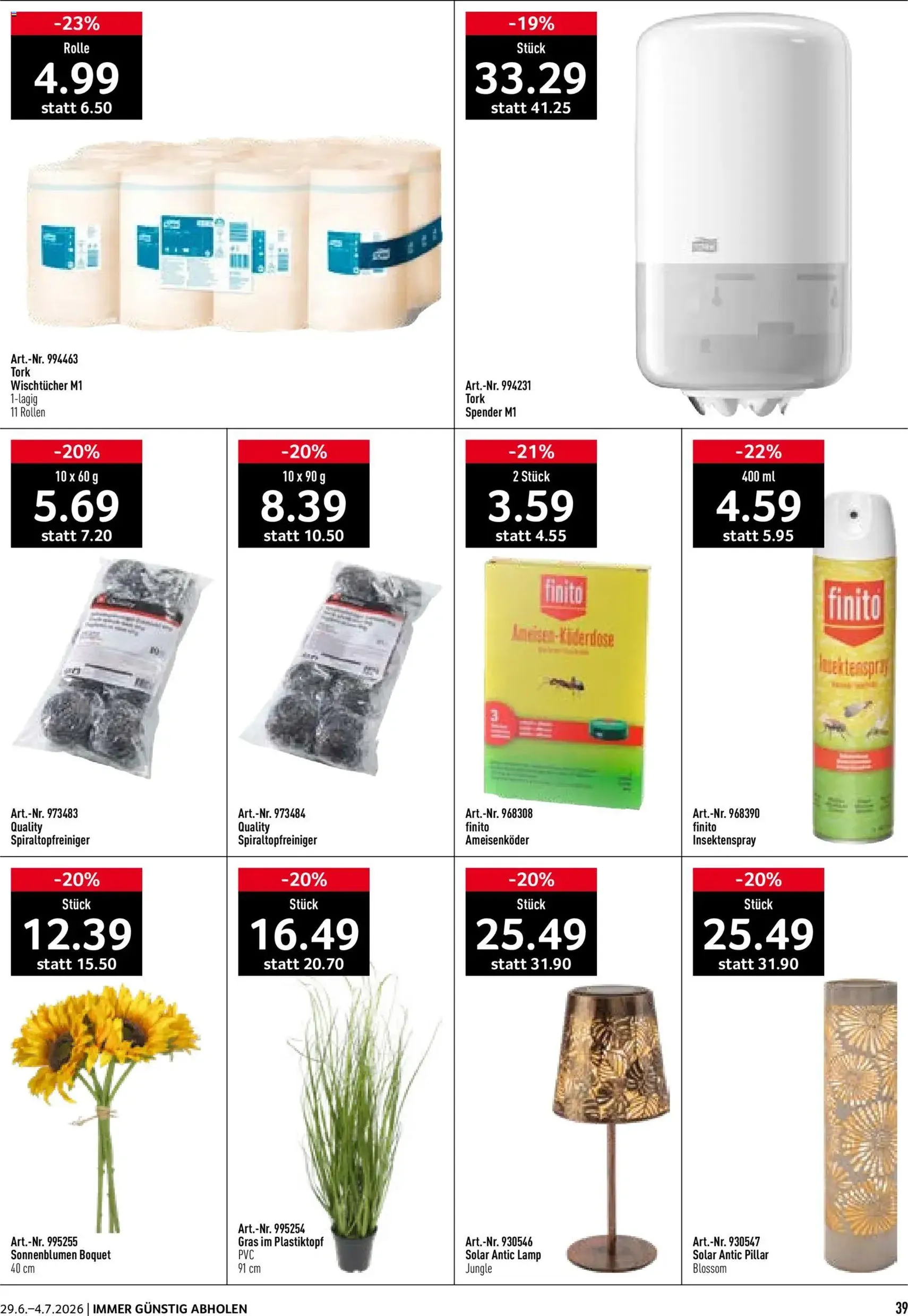 Prodega aktionen - Gültiger Prospekt ab 29.06.2026, Seite 39 von insgesamt 44