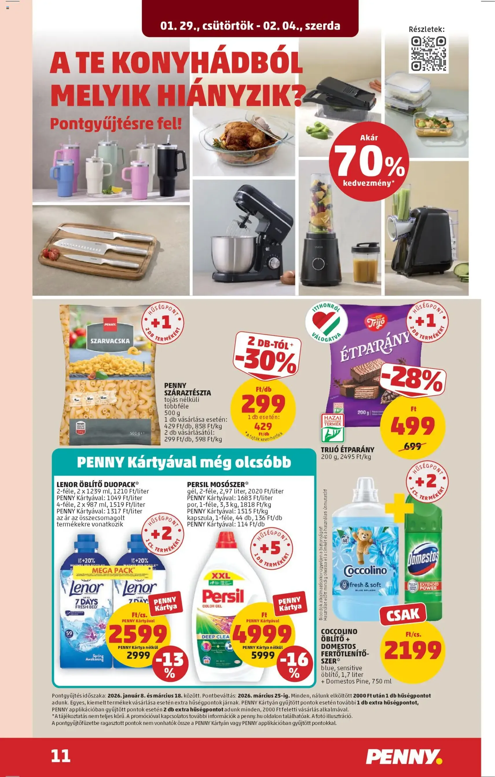 PENNY Akciós újság - 2026.01.29. érvényes szórólap 15 oldal 42 oldalból