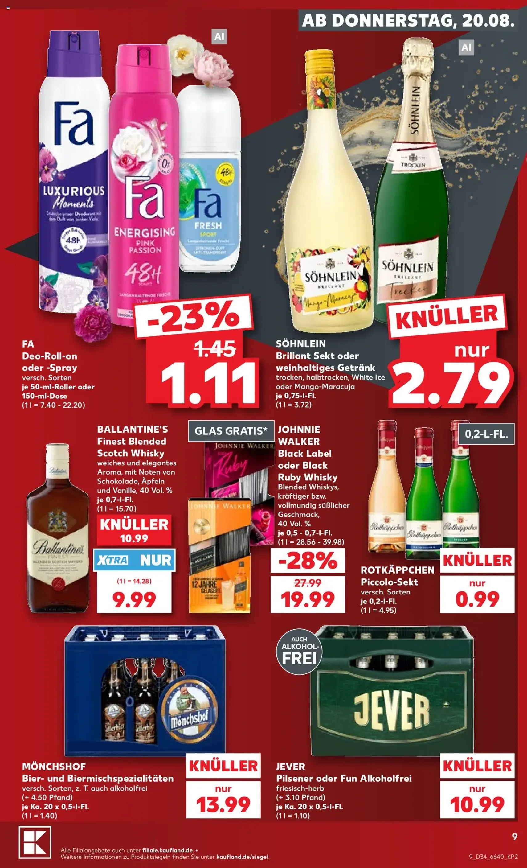 Kaufland Prospekt - Gültiger Prospekt ab 20.08.2026, Seite 9 von insgesamt 52
