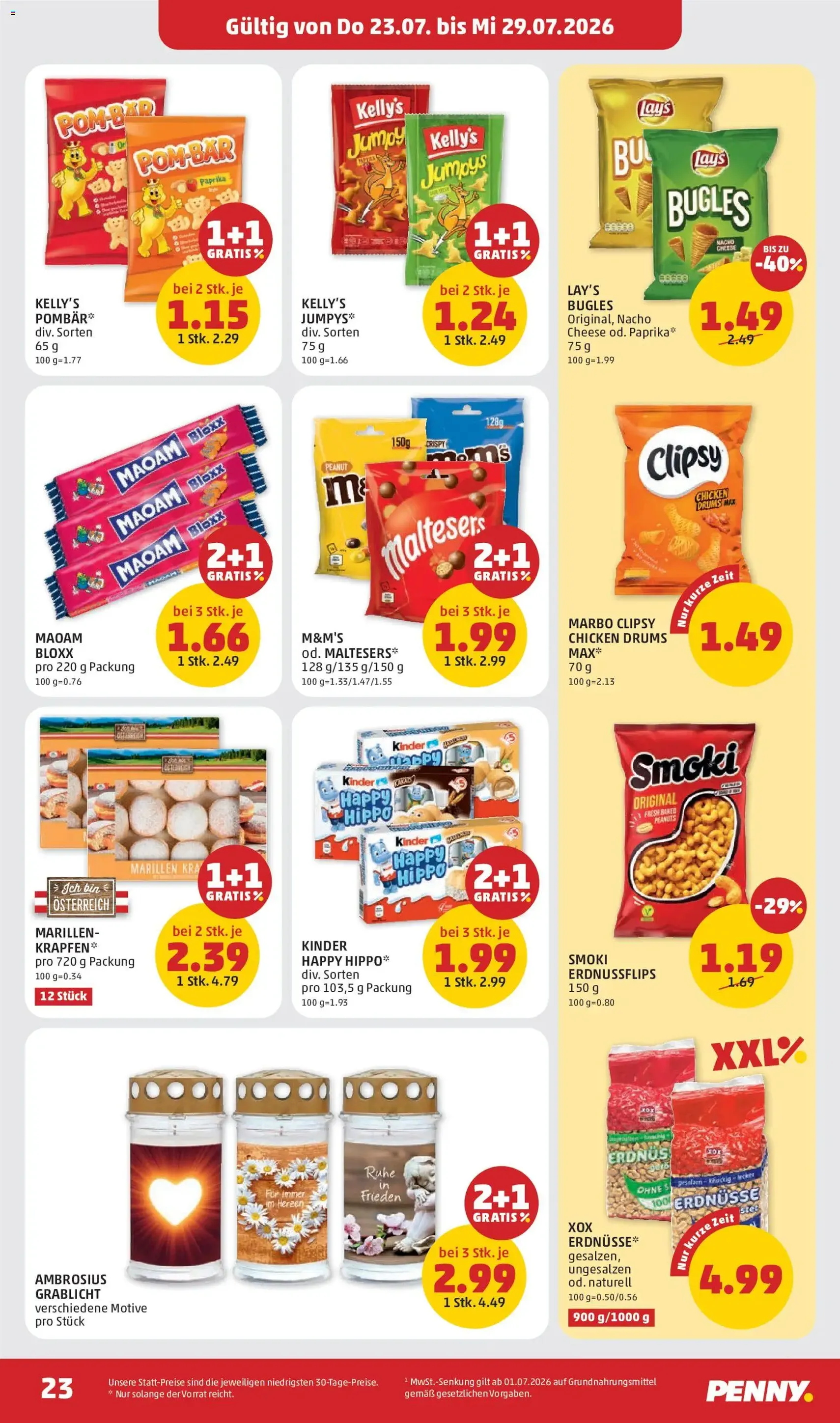 Penny Markt Flugblatt - Gültiger Prospekt ab 23.07.2026, Seite 23 von insgesamt 28
