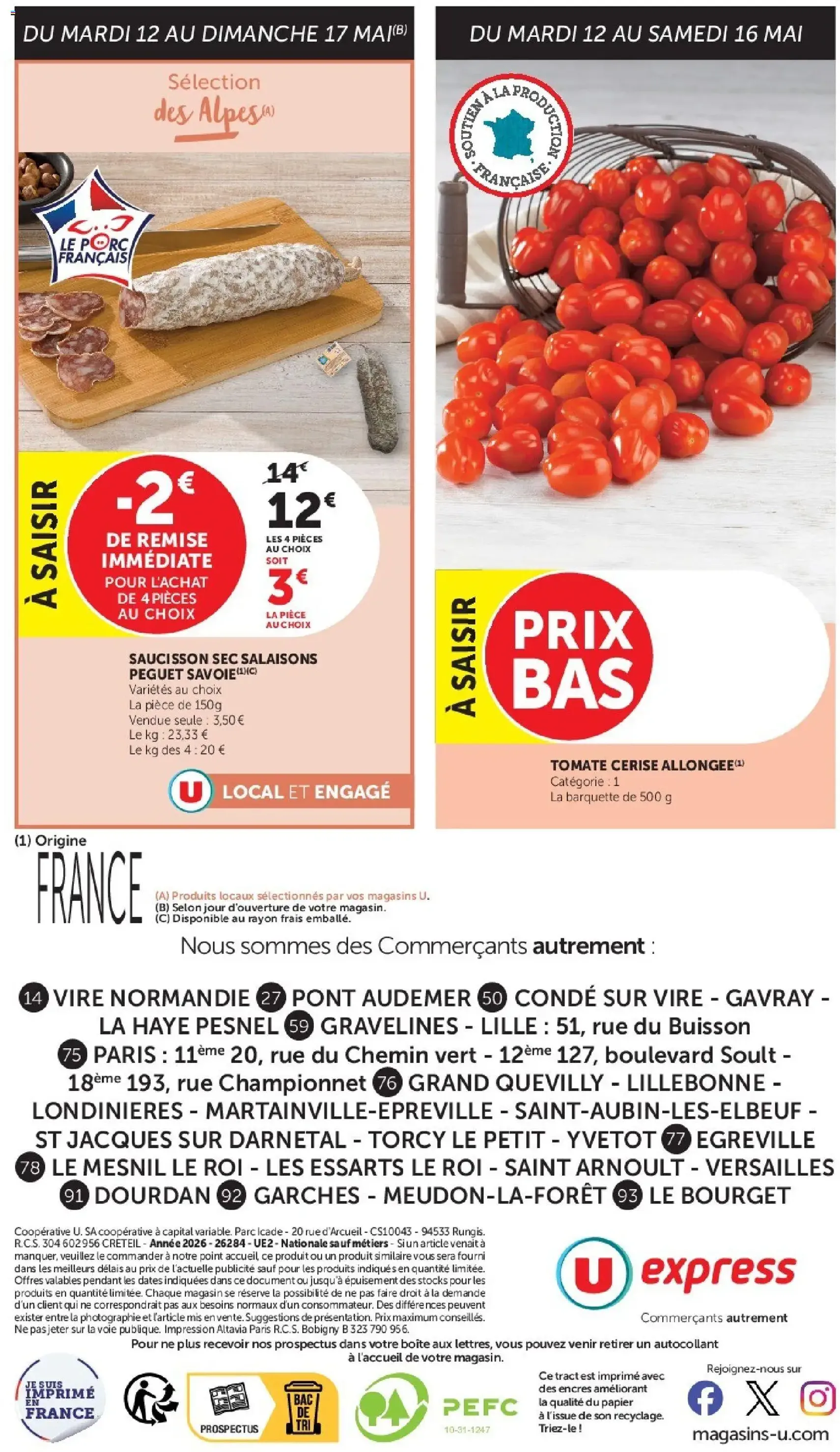 U Express catalogue - brochure valable à partir du 12/05/2026, page 18 sur 18