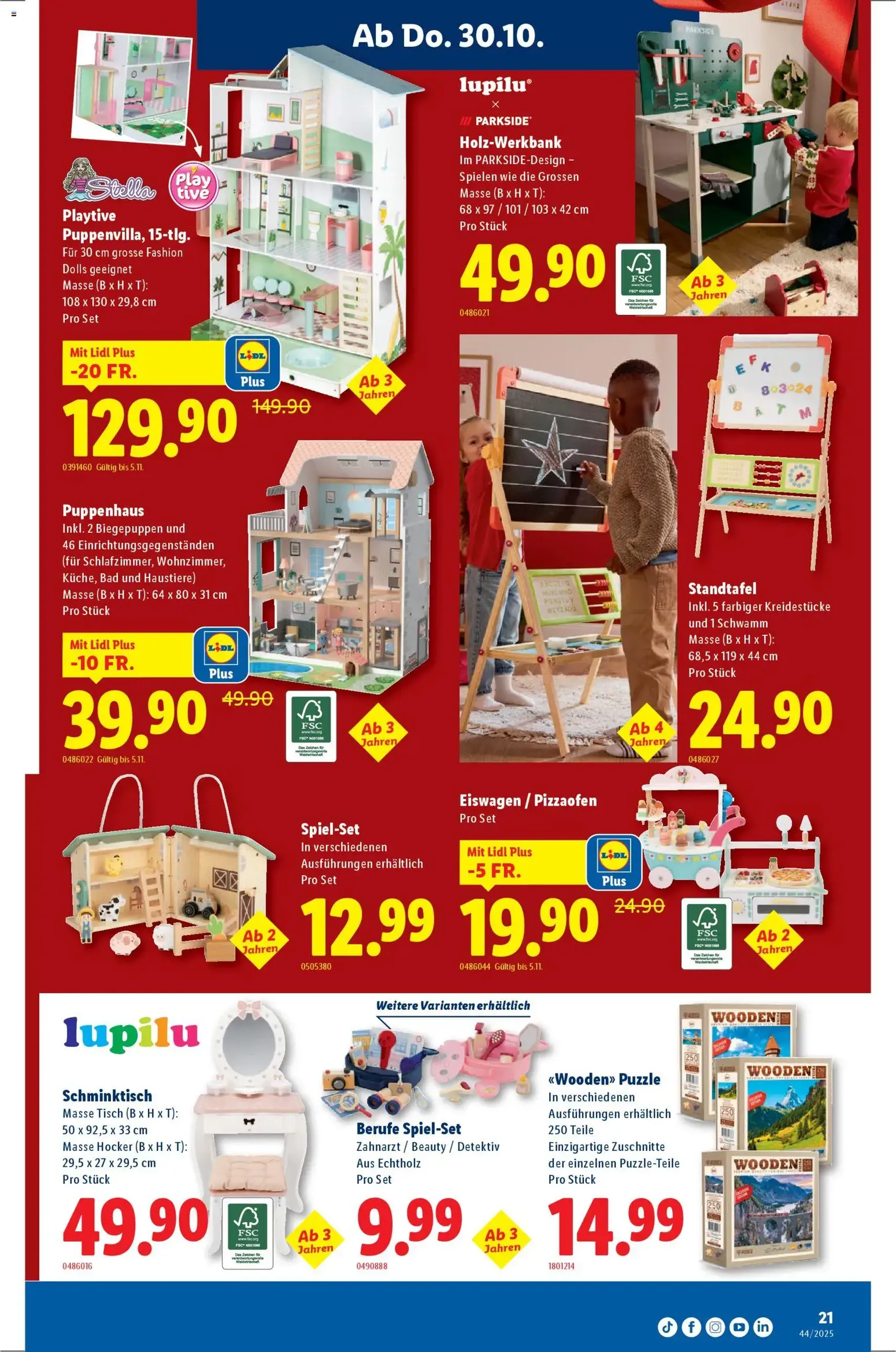 Lidl Aktionen - Gültiger Prospekt ab 30.10.2025, Seite 21 von insgesamt 32 Lidl Aktionen - Gültiger Prospekt ab 30.10.2025, Seite 21 von insgesamt 32