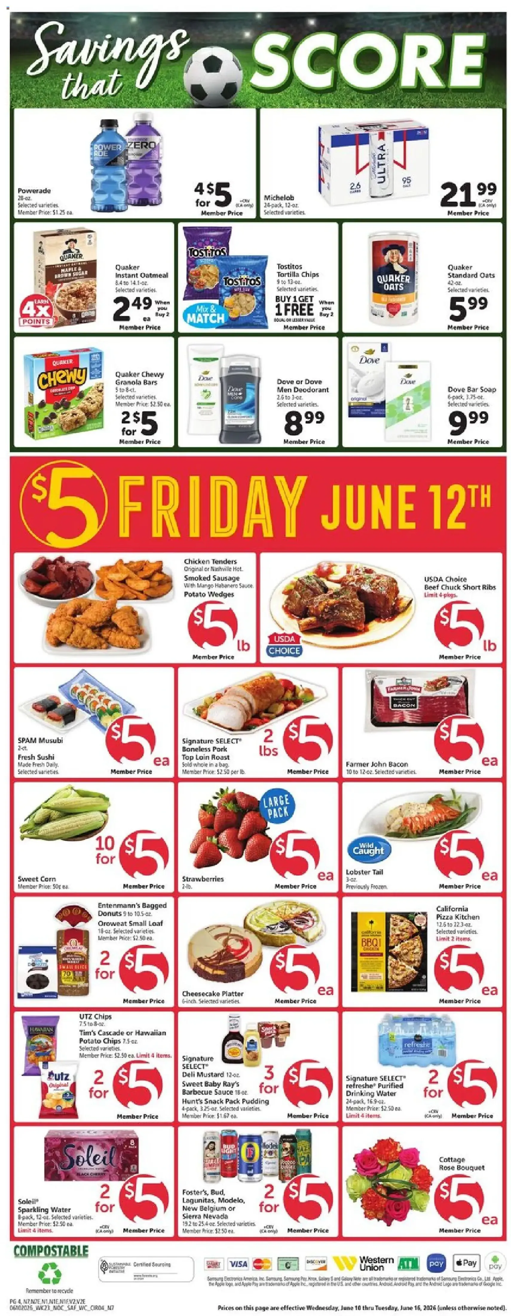 Safeway Weekly Ad - valid flyer from 06/10/2026, page 4 of 11