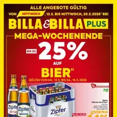 Billa - Flugblatt - Prospekt Vorschau gültig ab 13.05.2026