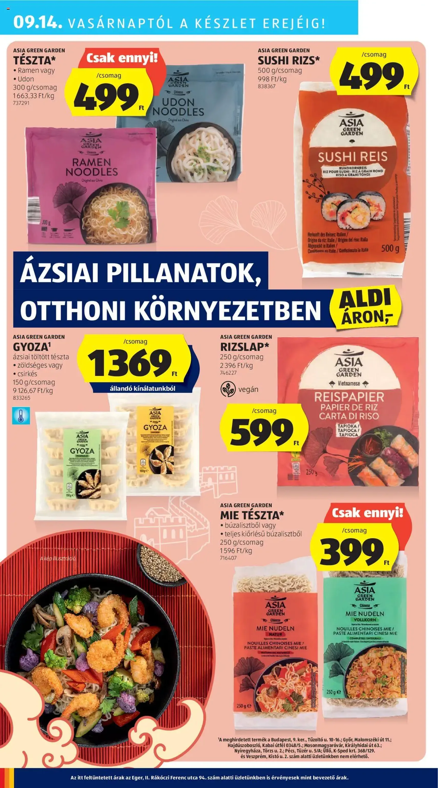 Aldi Akciós újság - 2025.09.11. érvényes szórólap 32 oldal 46 oldalból Aldi Akciós újság - 2025.09.11. érvényes szórólap 32 oldal 46 oldalból