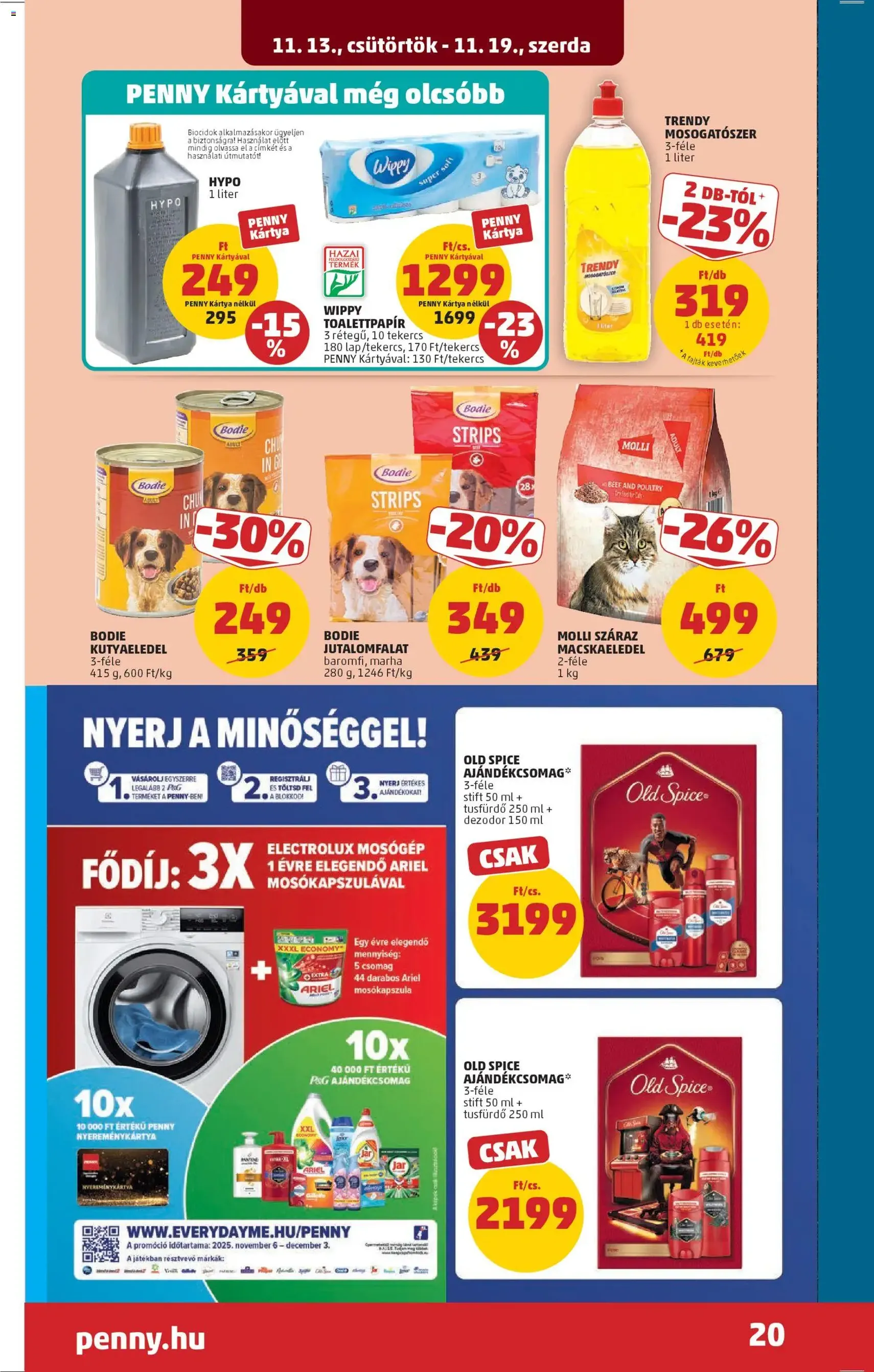 PENNY Akciós újság - 2025.11.13. érvényes szórólap 24 oldal 45 oldalból