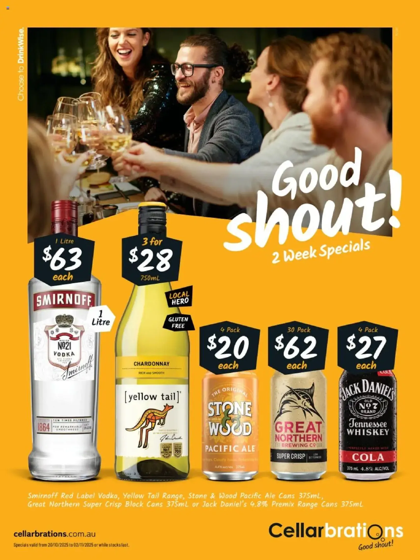 Cellarbrations Catalogue NSW - valid flyer from 20/10/2025, page 1 of 3