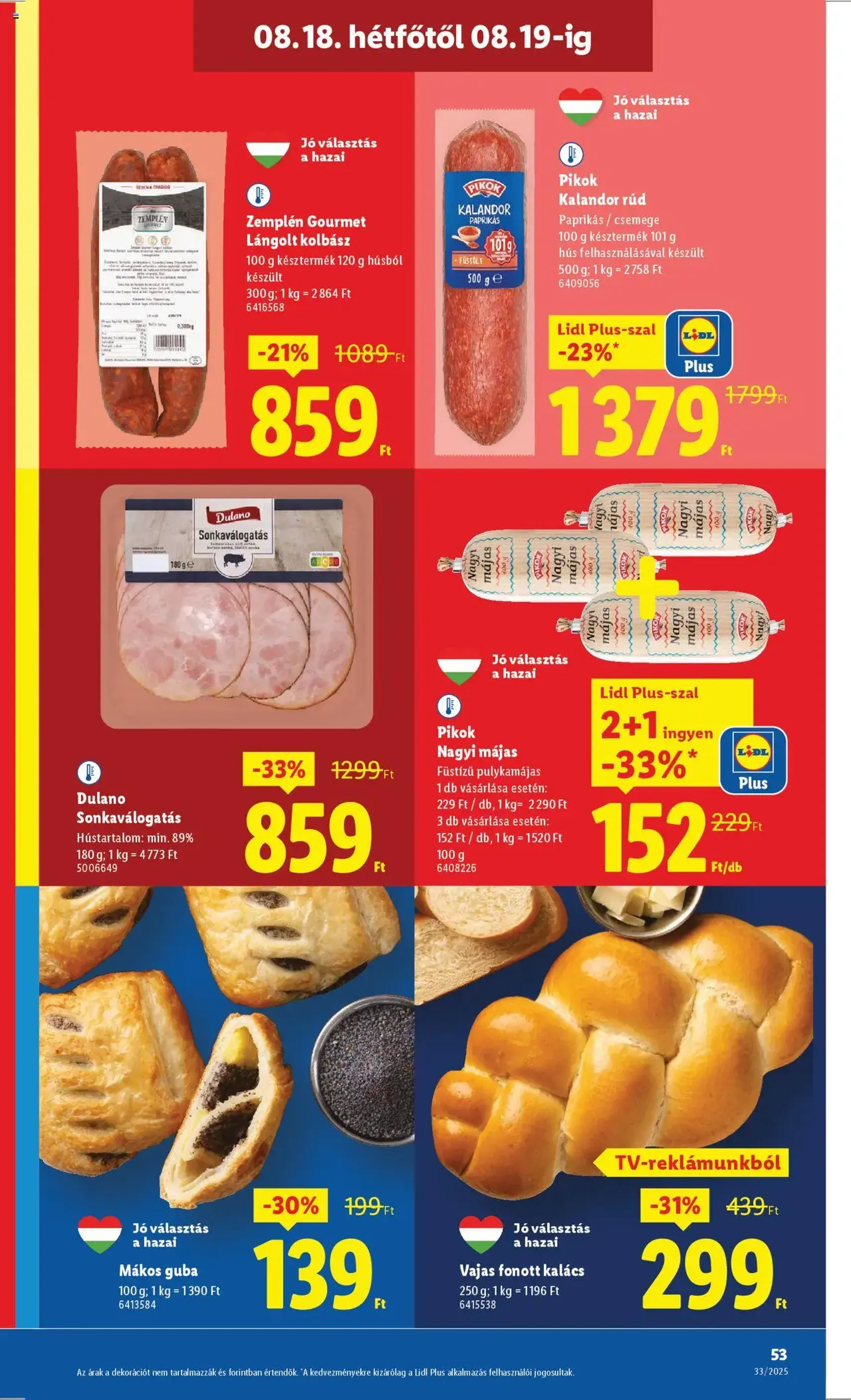 Lidl Akciós újság - 2025.08.14. érvényes szórólap 53 oldal 64 oldalból