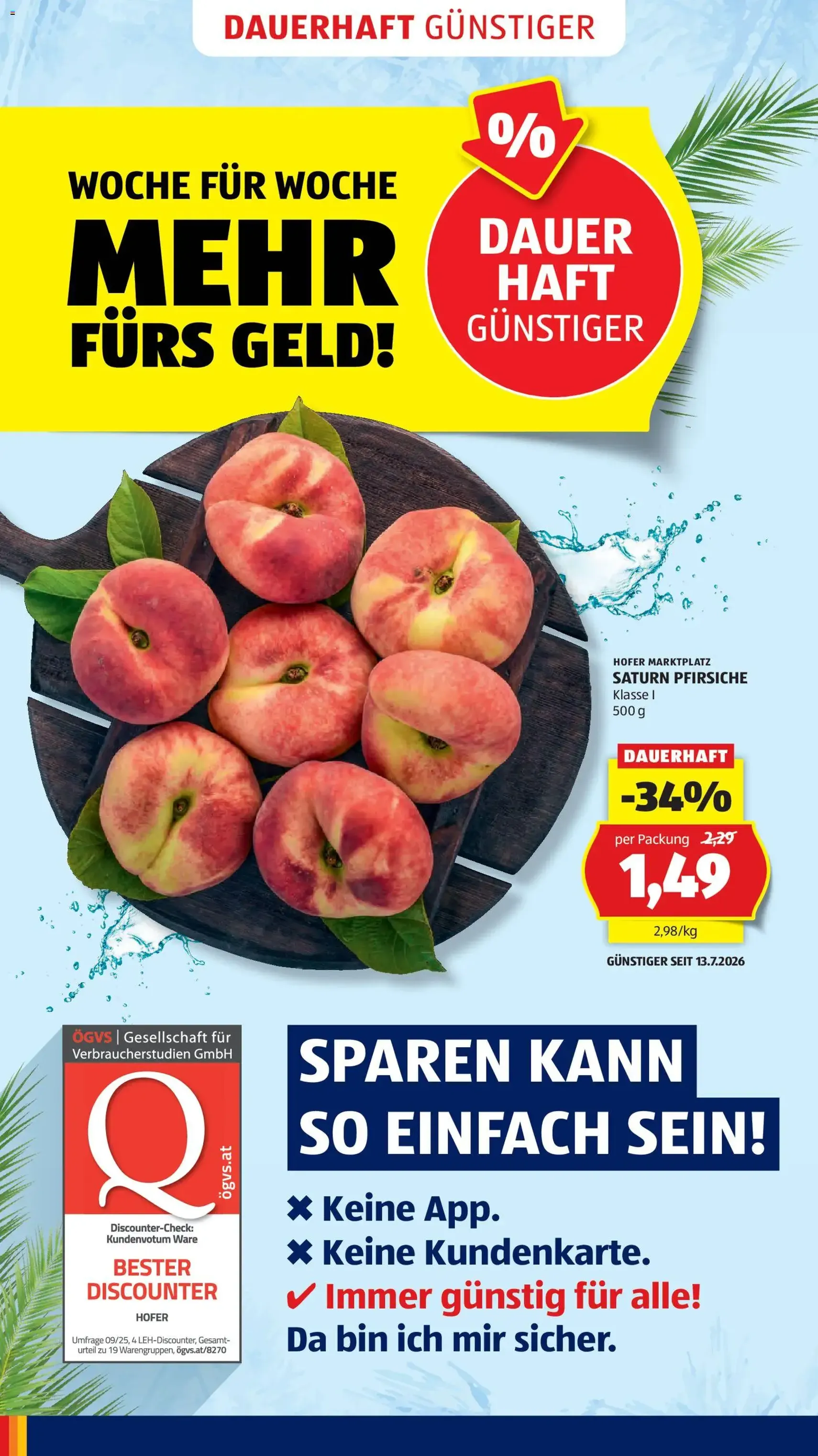 Hofer Flugblatt - Gültiger Prospekt ab 21.08.2026, Seite 6 von insgesamt 46