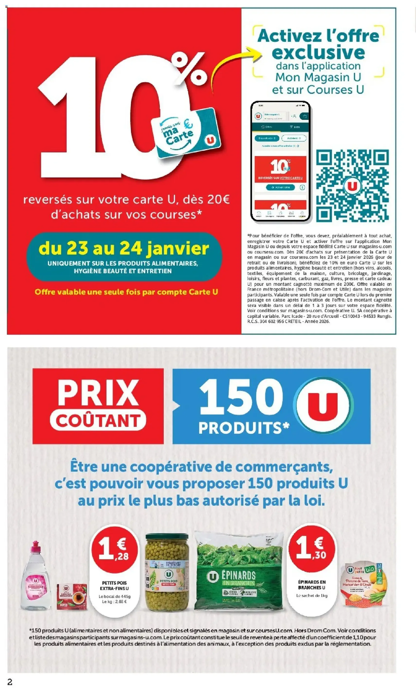 Super U catalogue - brochure valable à partir du 20/01/2026, page 2 sur 44