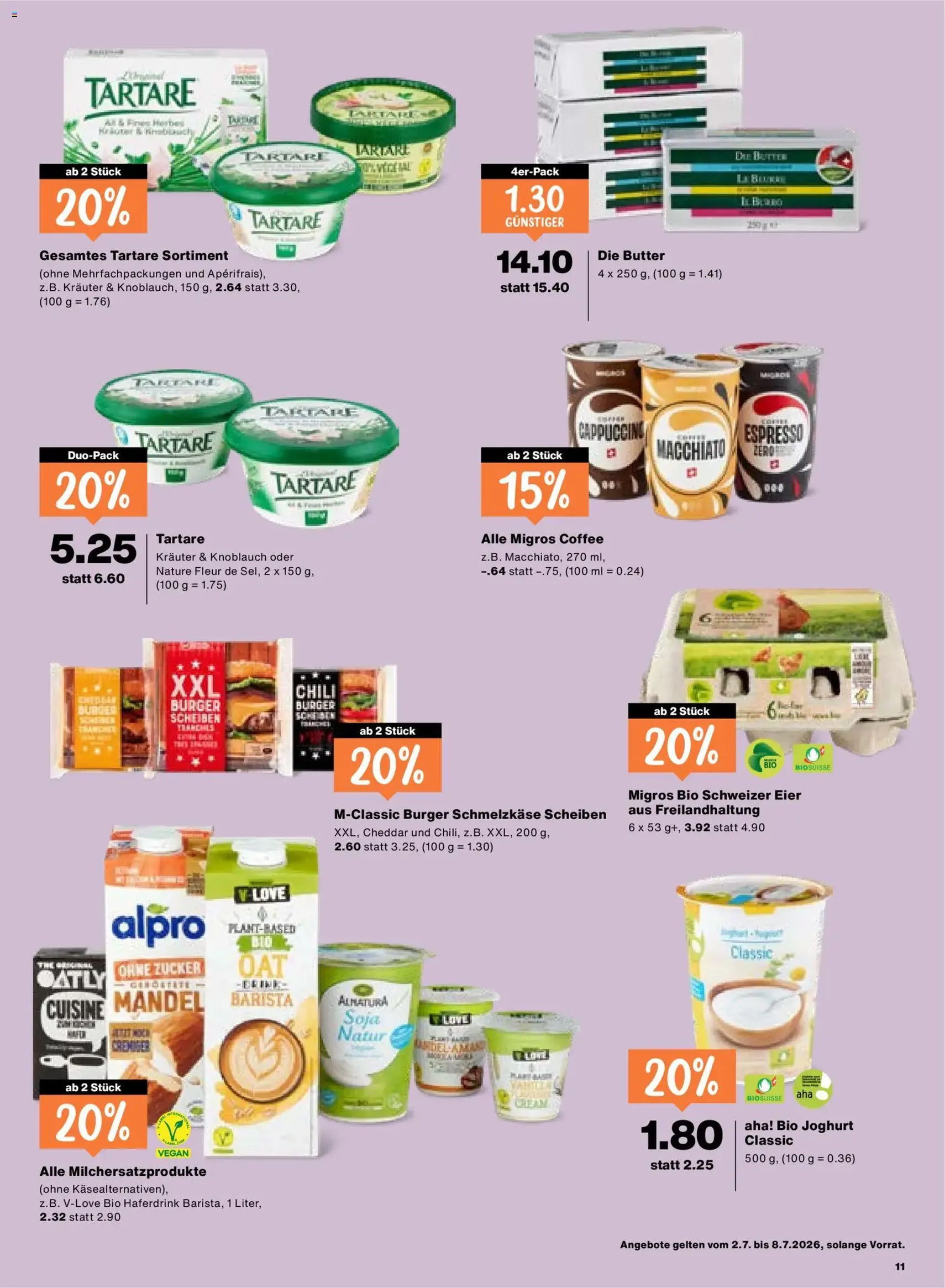 Migros aktionen - Gültiger Prospekt ab 02.07.2026, Seite 11 von insgesamt 24