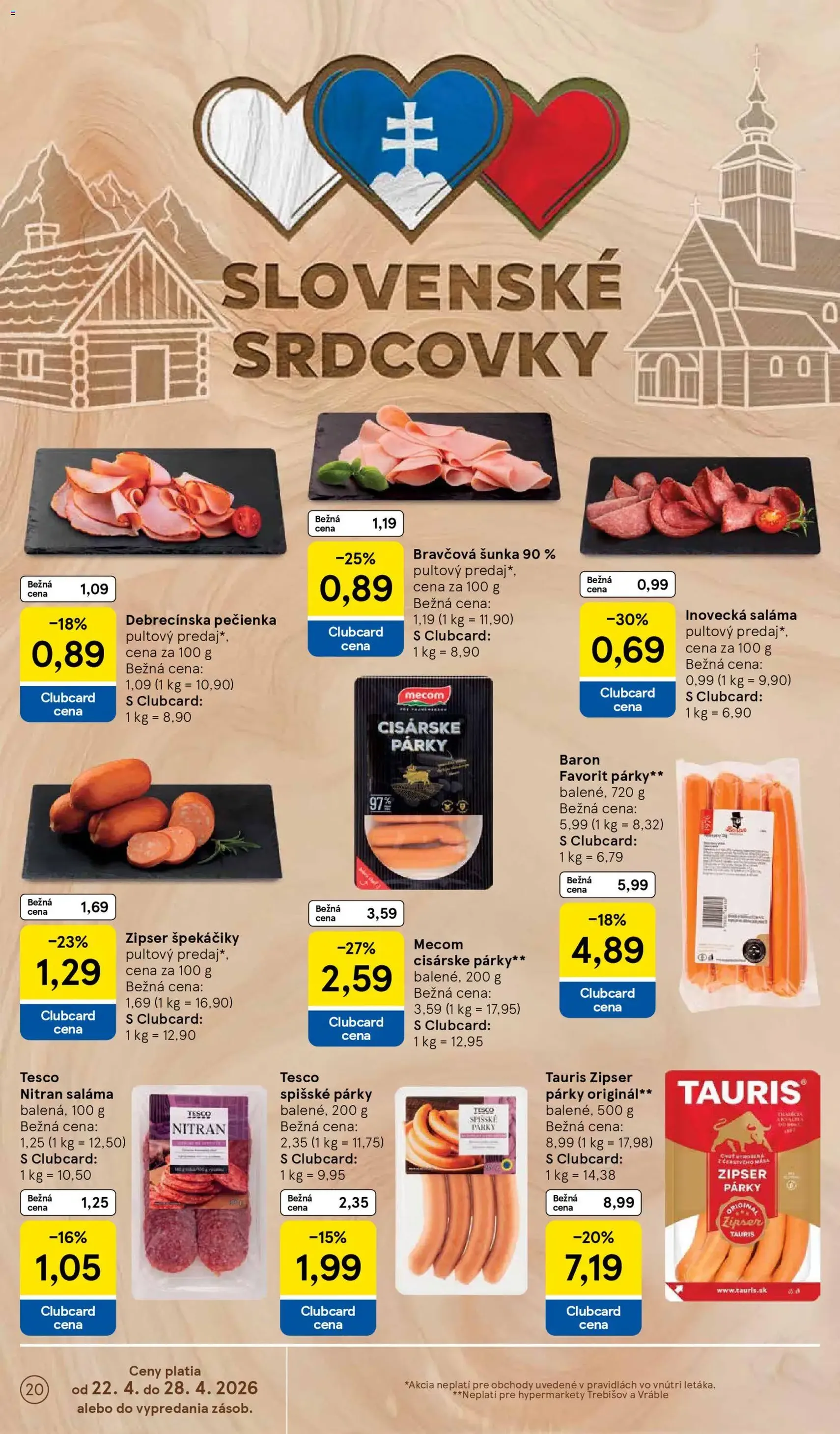 Tesco Hypermarket - leták - platný leták od 22.04.2026 strana 20 z 45