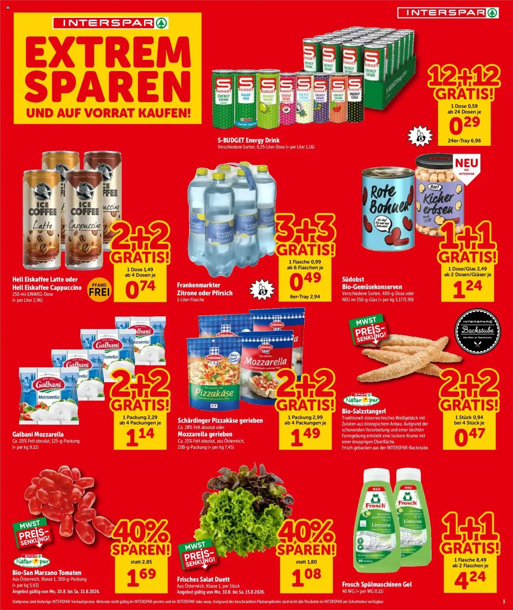 Interspar - Flugblatt - Gültiger Prospekt ab 13.08.2026, Seite 3 von insgesamt 20