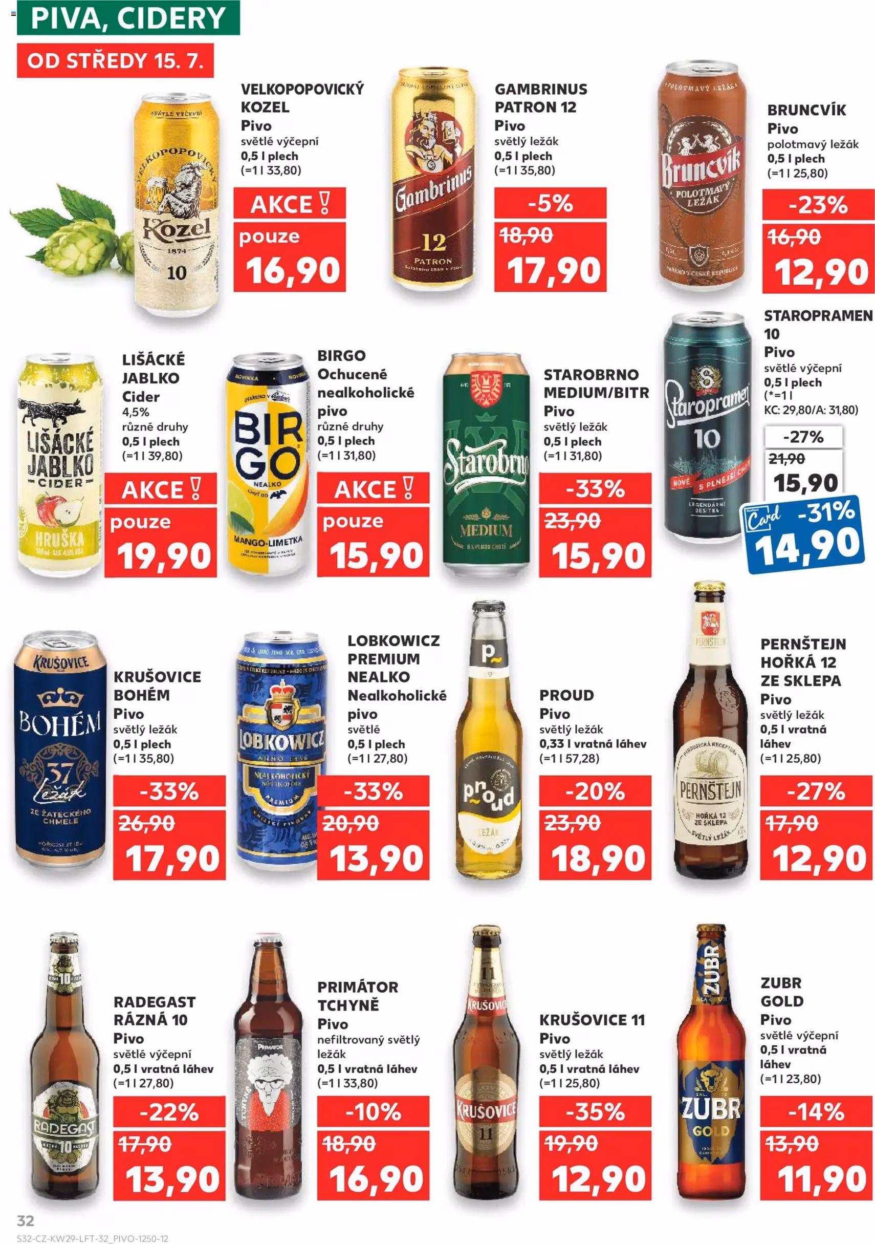 Kaufland leták - platný leták od 15.07.2026 strana 32 z 52