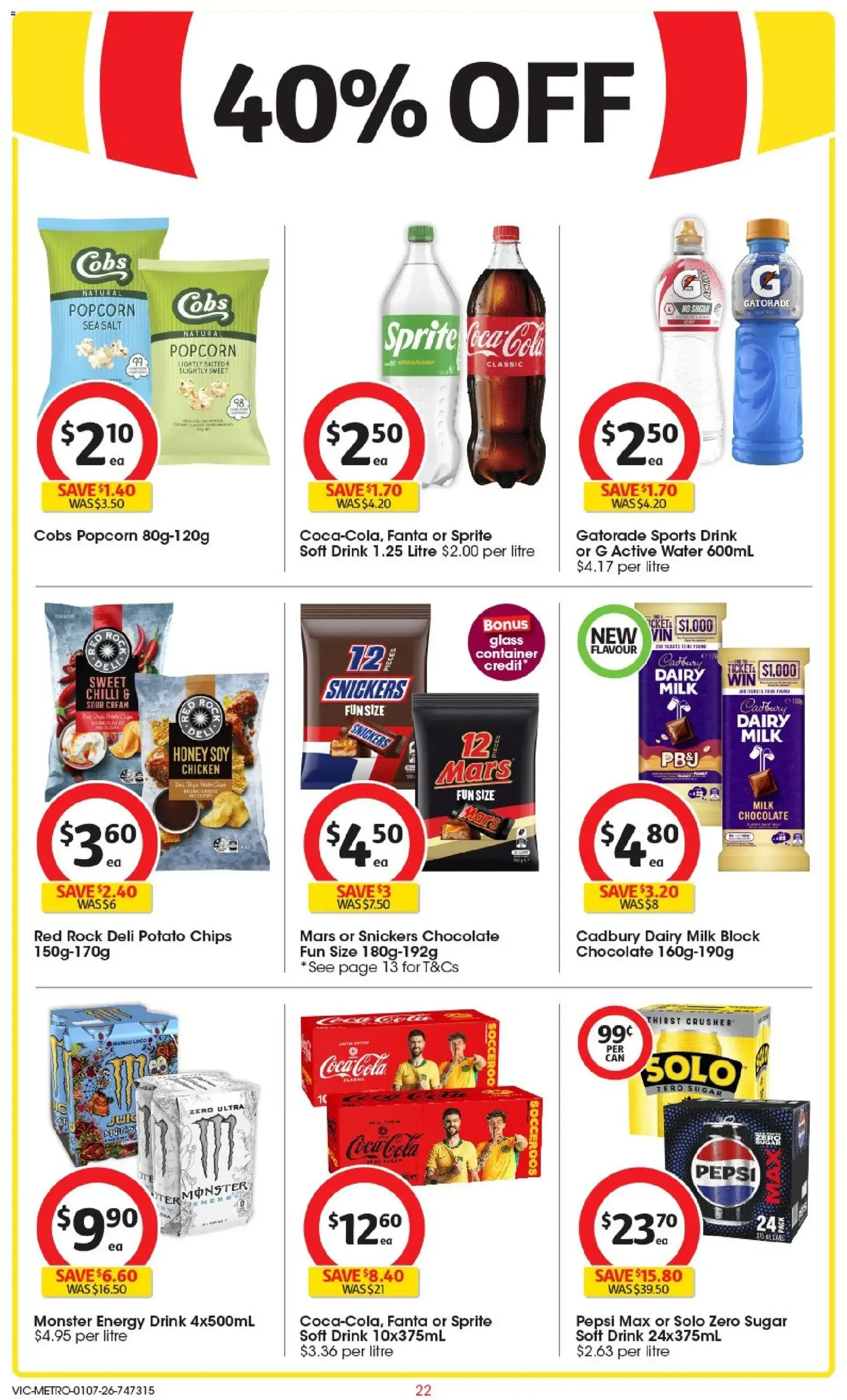 Coles catalogue - valid flyer from 01/07/2026, page 22 of 46