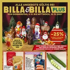 Billa Flugblatt - Prospekt Vorschau gültig ab 04.12.2025