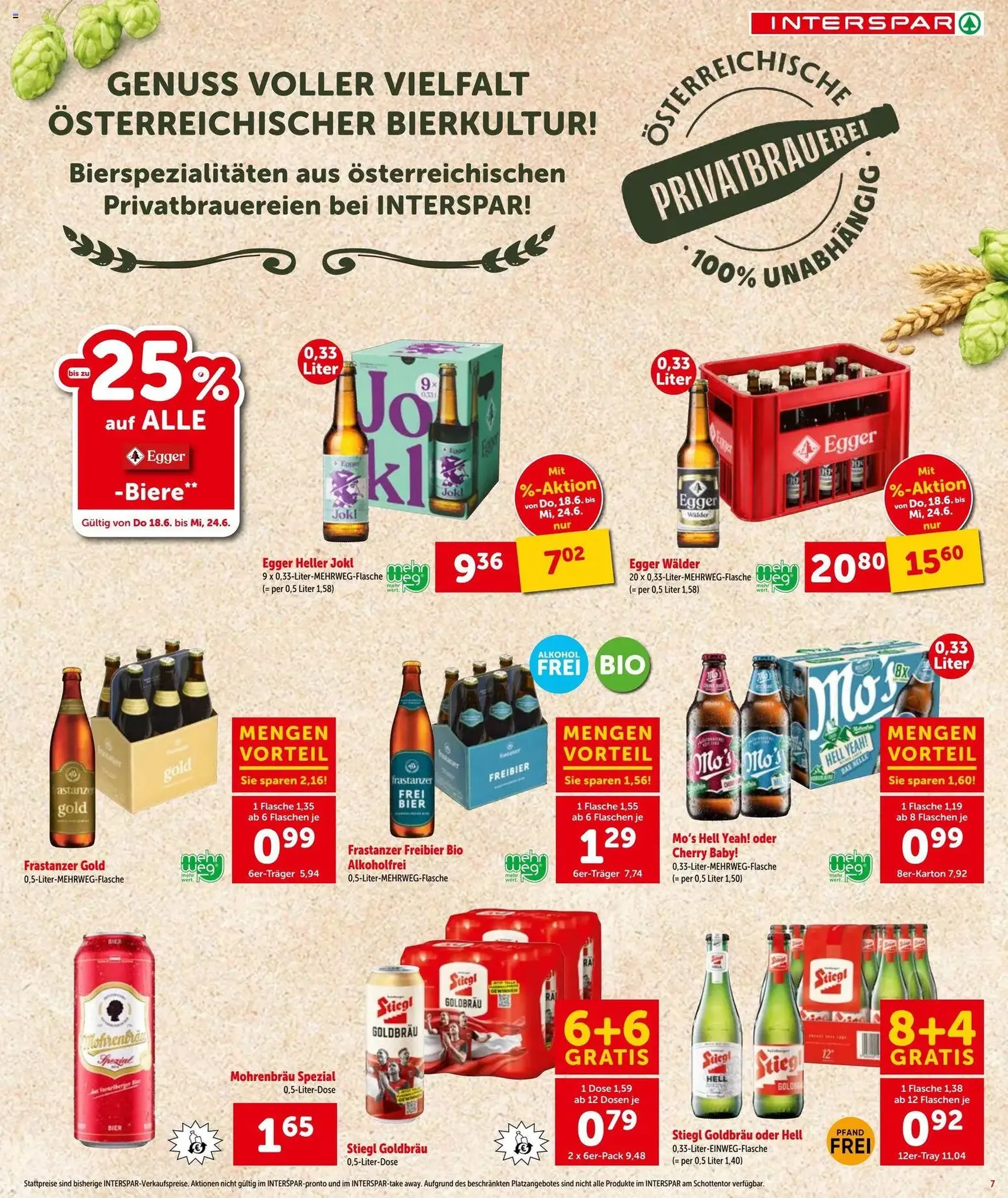 Interspar - Flugblatt - Gültiger Prospekt ab 18.06.2026, Seite 7 von insgesamt 20