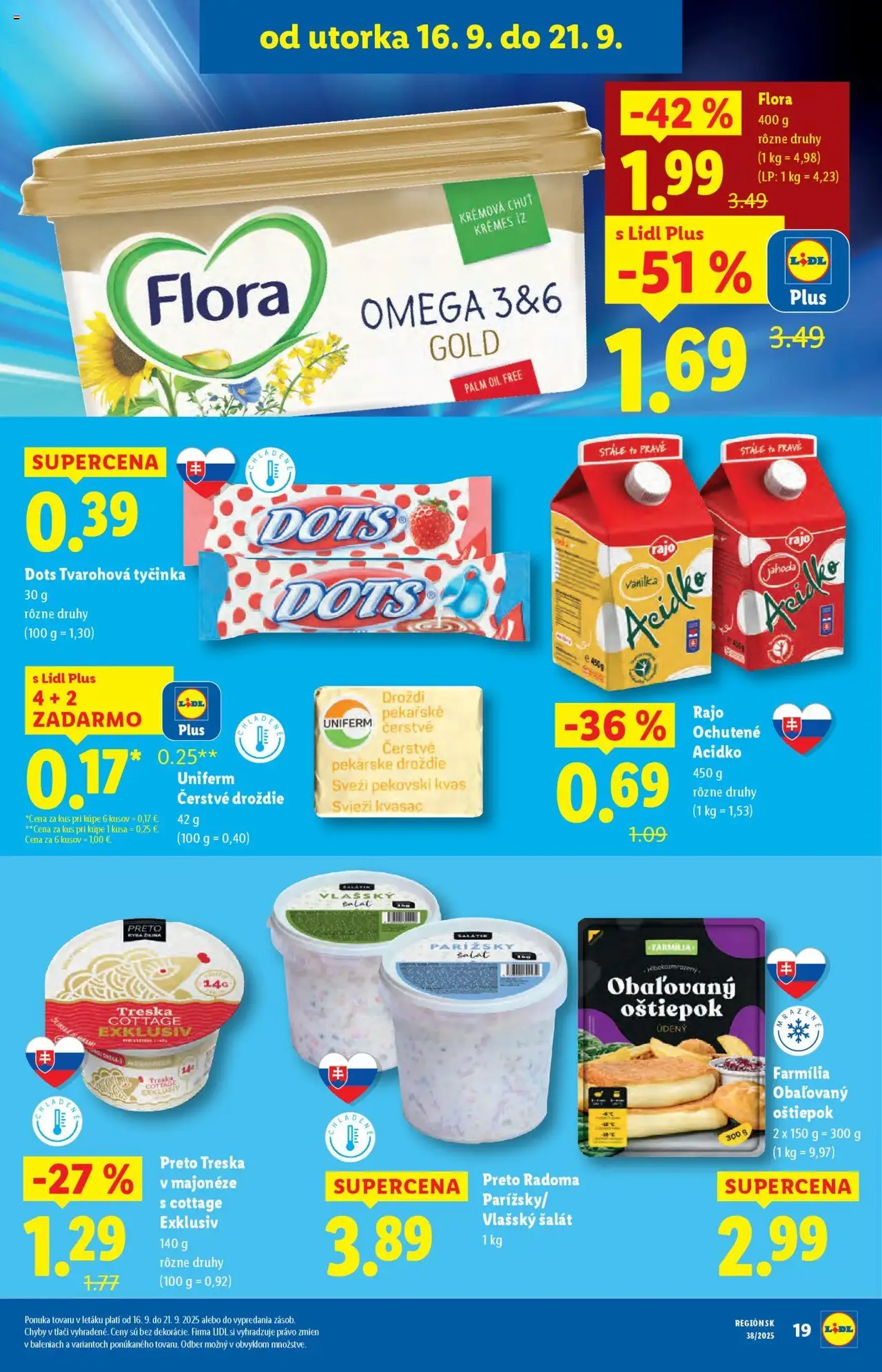 Lidl leták - platný leták od 16.09.2025 strana 19 z 111 Lidl leták - platný leták od 16.09.2025 strana 19 z 111