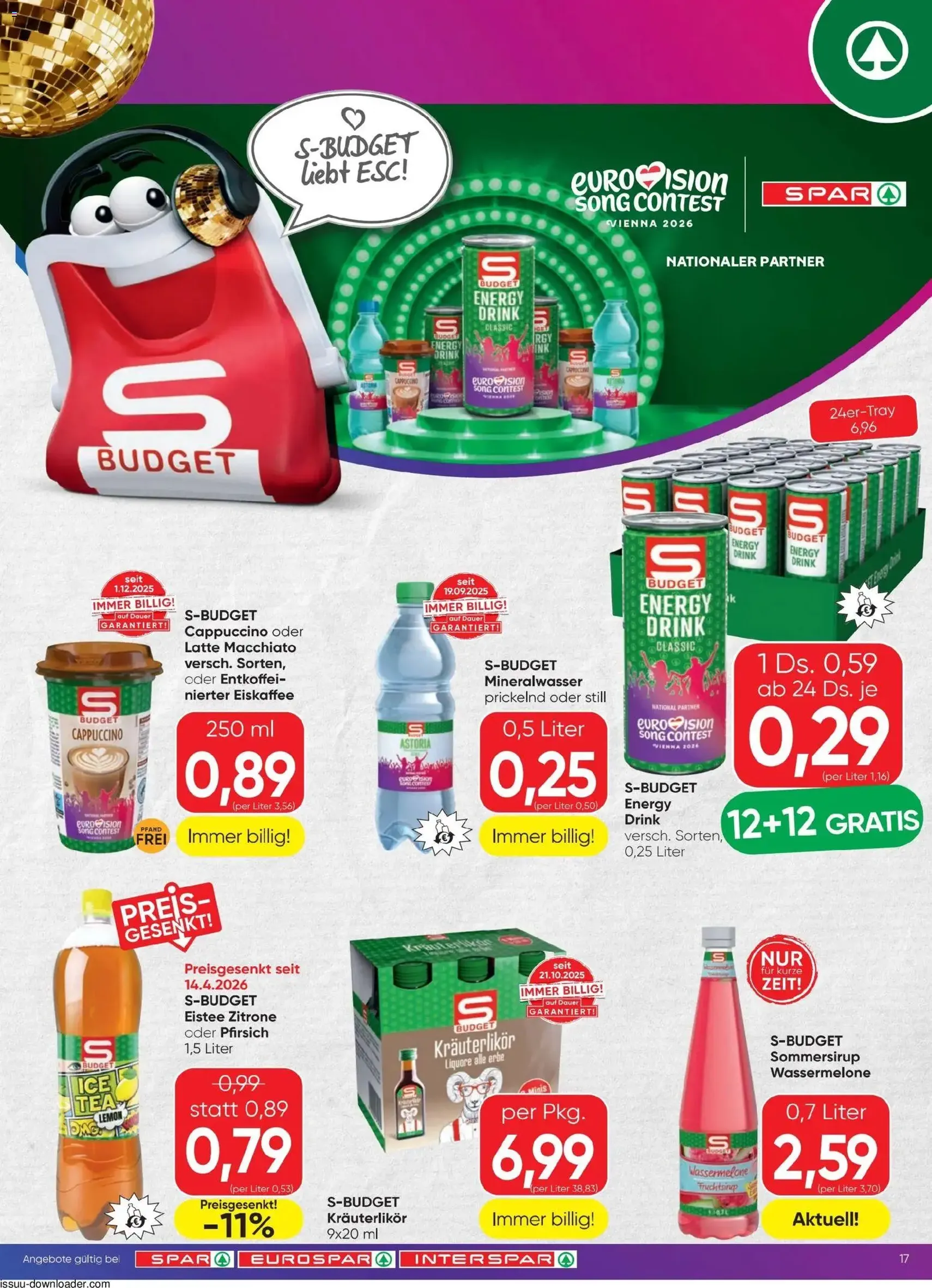 Spar - Flugblatt - Gültiger Prospekt ab 07.05.2026, Seite 17 von insgesamt 20
