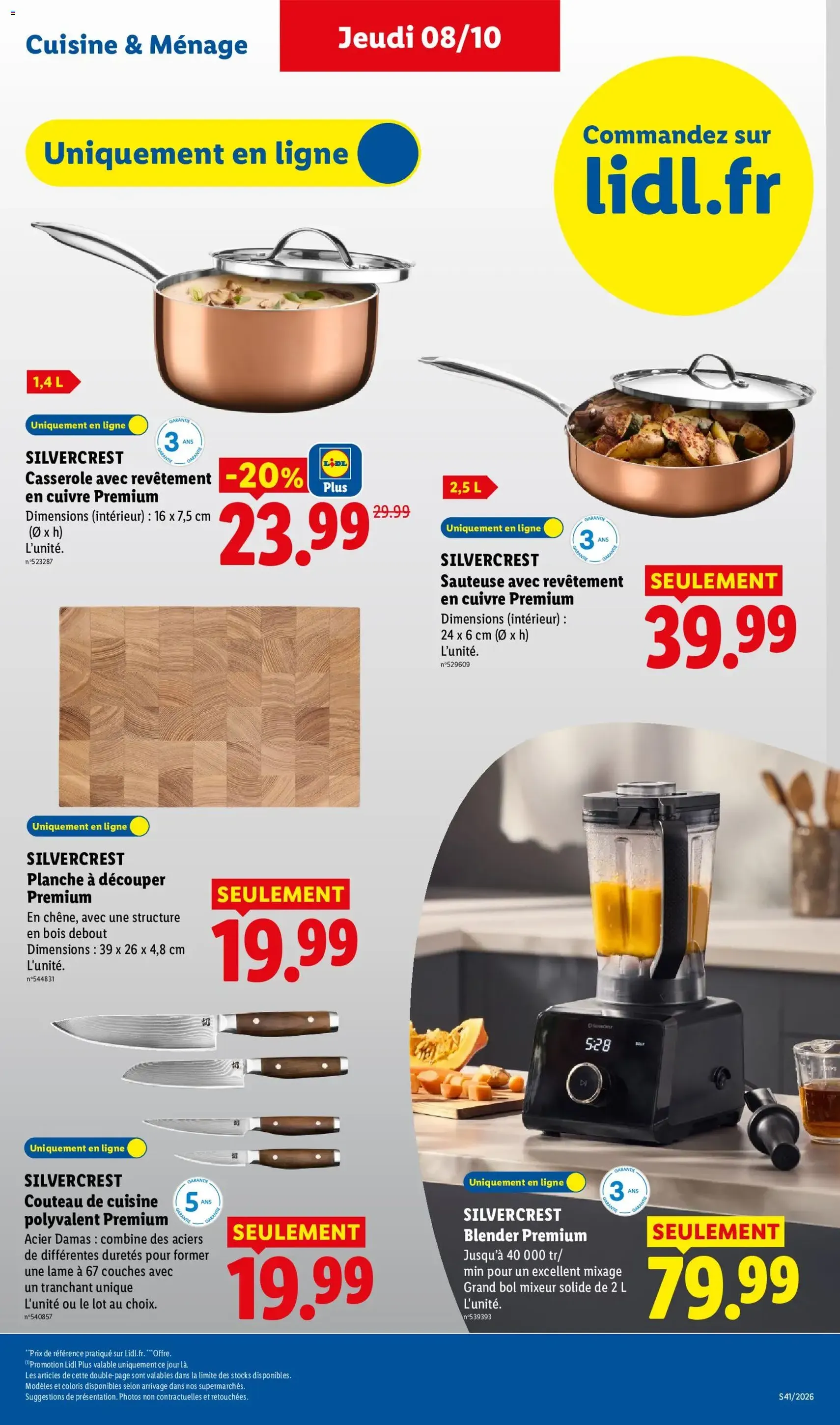 LIDL catalogue - brochure valable à partir du 08/10/2026, page 39 sur 61