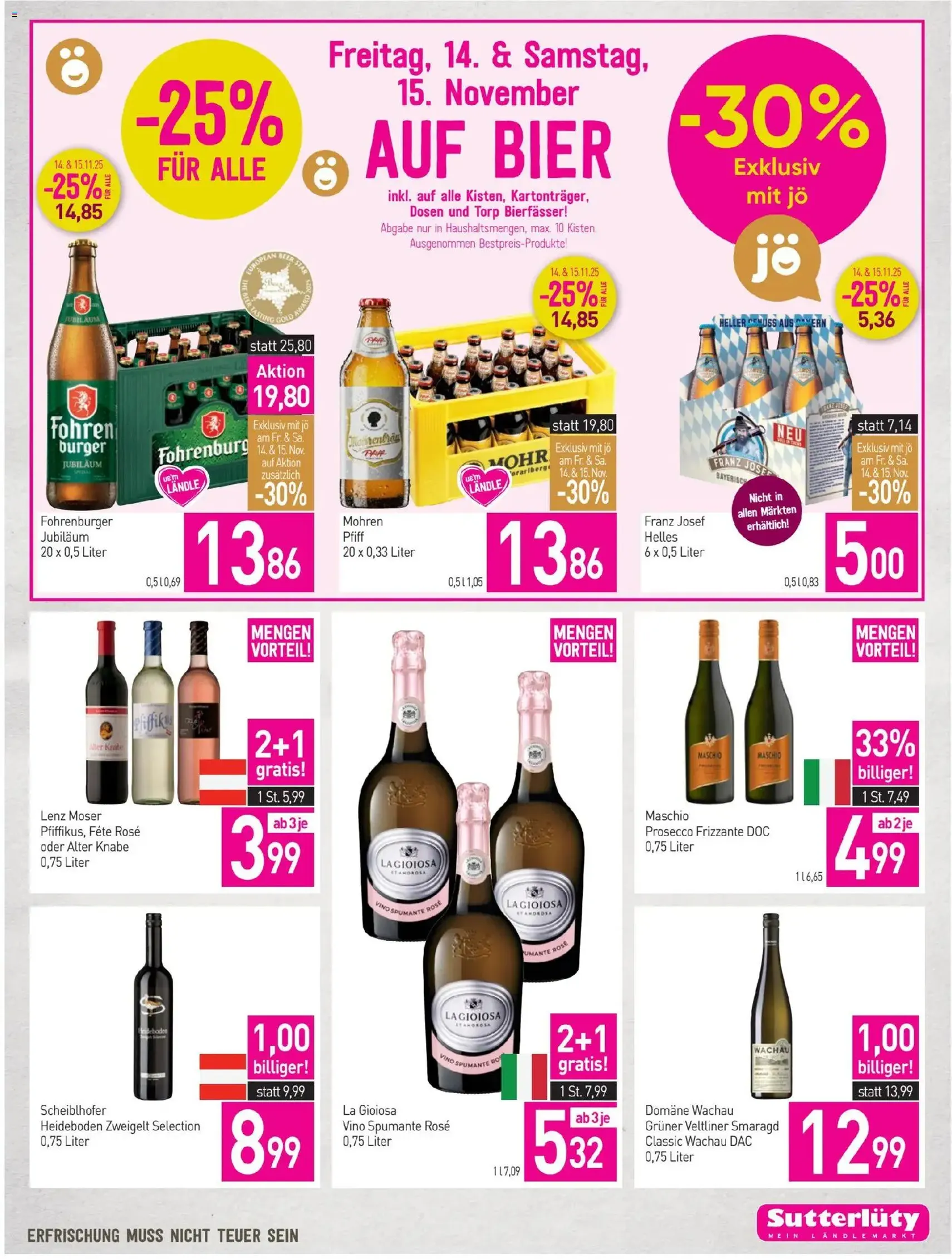 Sutterlüty Flugblatt - Gültiger Prospekt ab 13.11.2025, Seite 13 von insgesamt 20