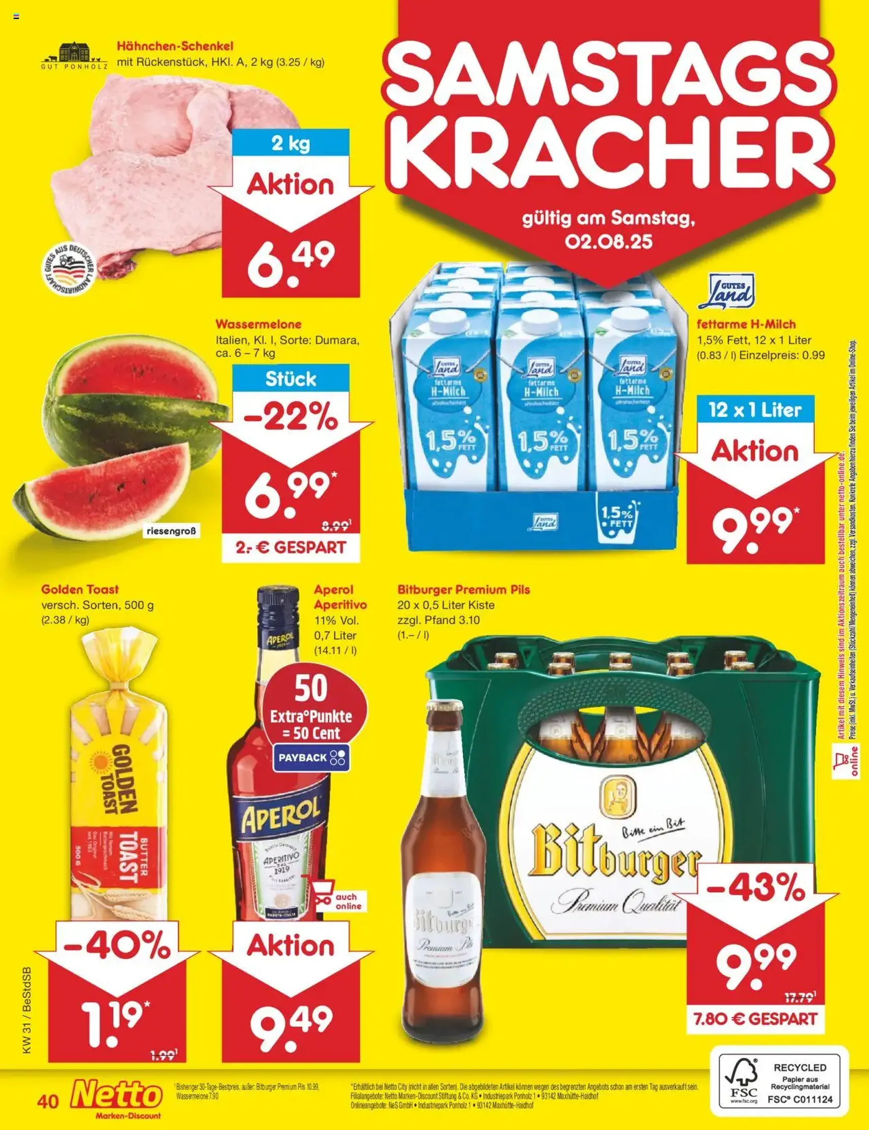 Netto Marken-Discount Prospekt - Gültiger Prospekt ab 28.07.2025, Seite 64 von insgesamt 65 Netto Marken-Discount Prospekt - Gültiger Prospekt ab 28.07.2025, Seite 64 von insgesamt 65