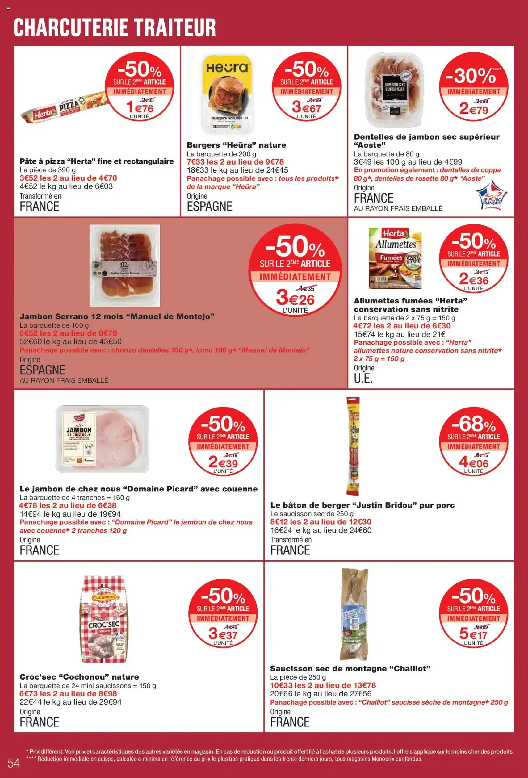 Monoprix catalogue - brochure valable à partir du 24/03/2026, page 54 sur 66