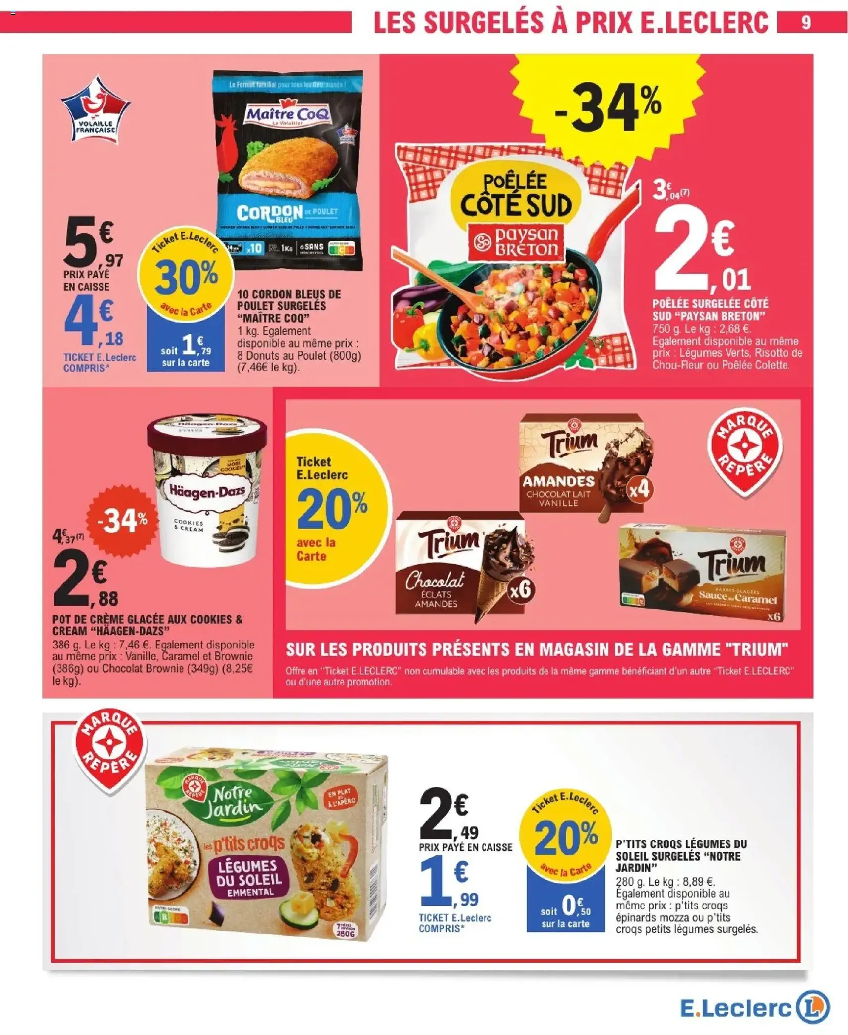 E.Leclerc catalogue de la semaine 18 - brochure valable à partir du 28/04/2026, page 9 sur 32