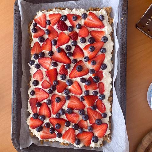 Torta allo stracchino grattugiata chiara - procedimento 1