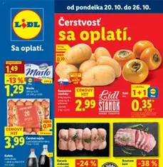 Lidl leták - náhľad letáku platný od 20.10.2025