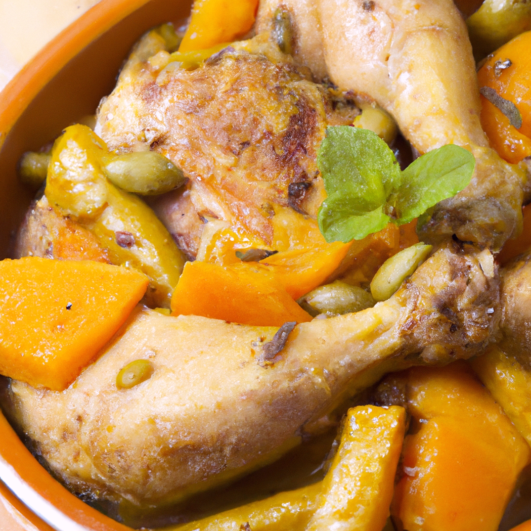 Tajine di Pollo e Verdure