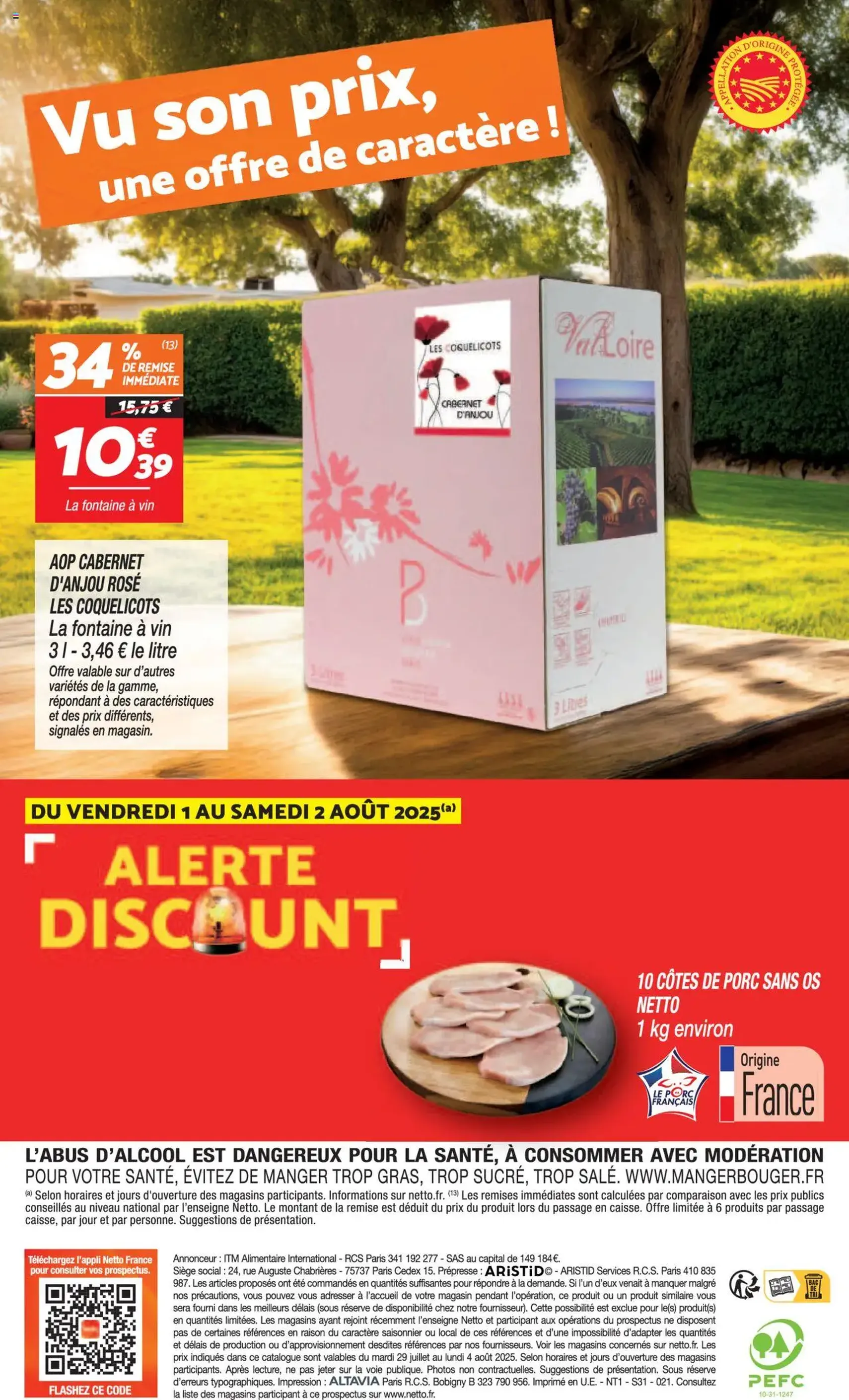 Netto catalogue - brochure valable à partir du 29/07/2025, page 12 sur 12 Netto catalogue - brochure valable à partir du 29/07/2025, page 12 sur 12