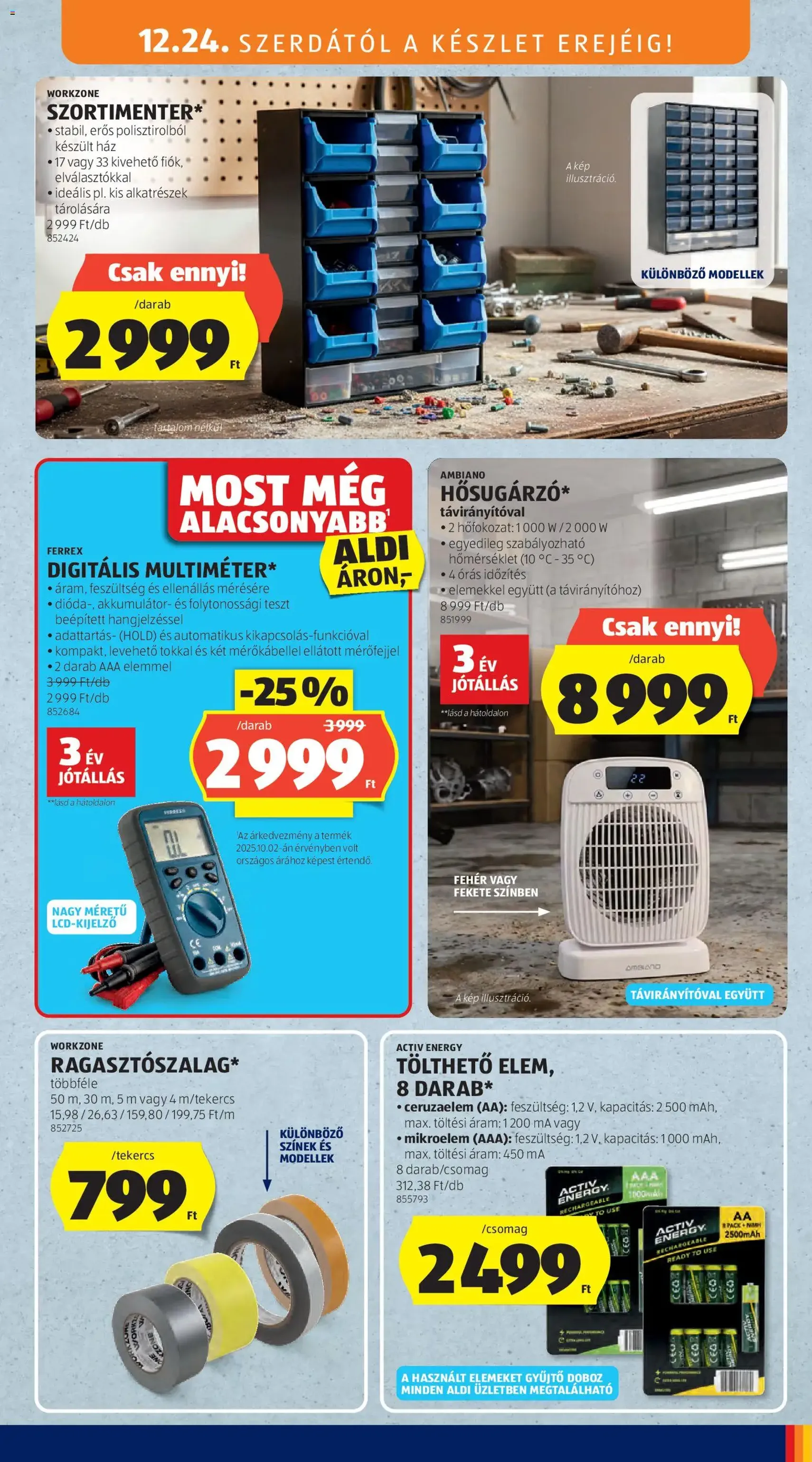 Aldi Akciós újság - 2025.12.27. érvényes szórólap 11 oldal 40 oldalból