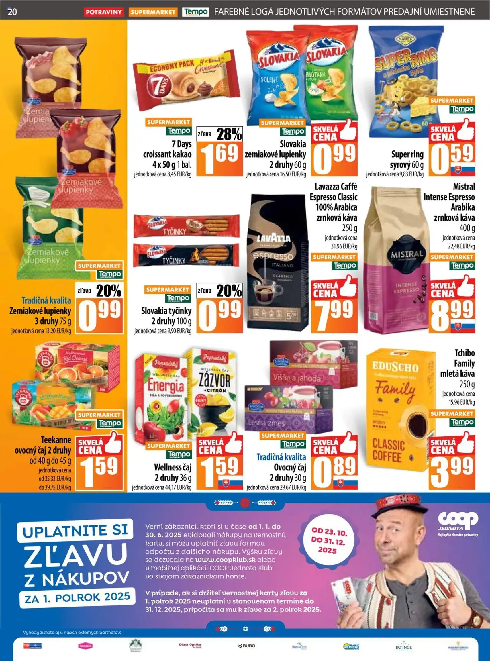 COOP Jednota leták - platný leták od 16.10.2025 strana 20 z 28 COOP Jednota leták - platný leták od 16.10.2025 strana 20 z 28