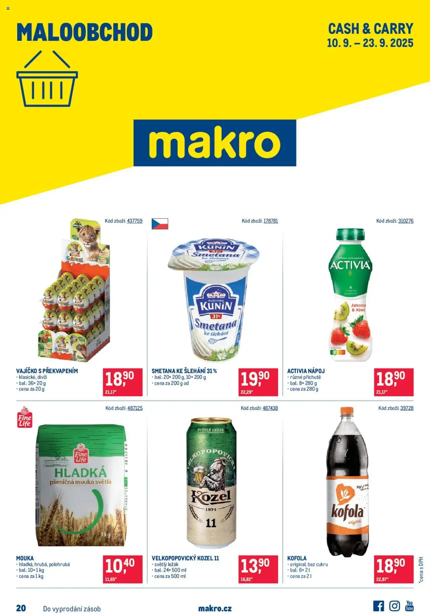 Makro leták - Maloobchod - platný leták od 10.09.2025 strana 1 z 18 Makro leták - Maloobchod - platný leták od 10.09.2025 strana 1 z 18