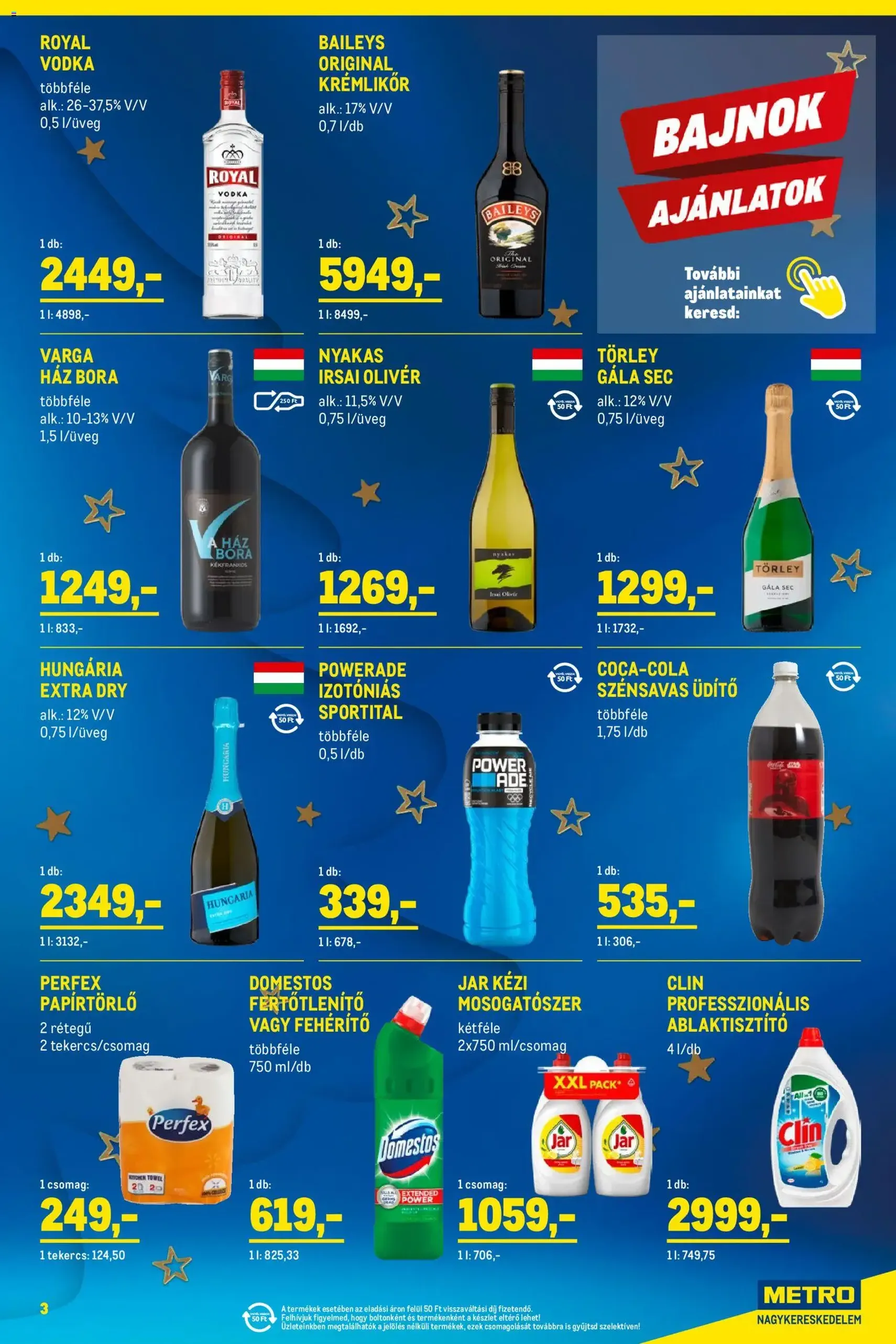 Metro - Élelmiszer és Szezonális katalógus 2025/11 - 2025.11.02. érvényes szórólap 3 oldal 33 oldalból