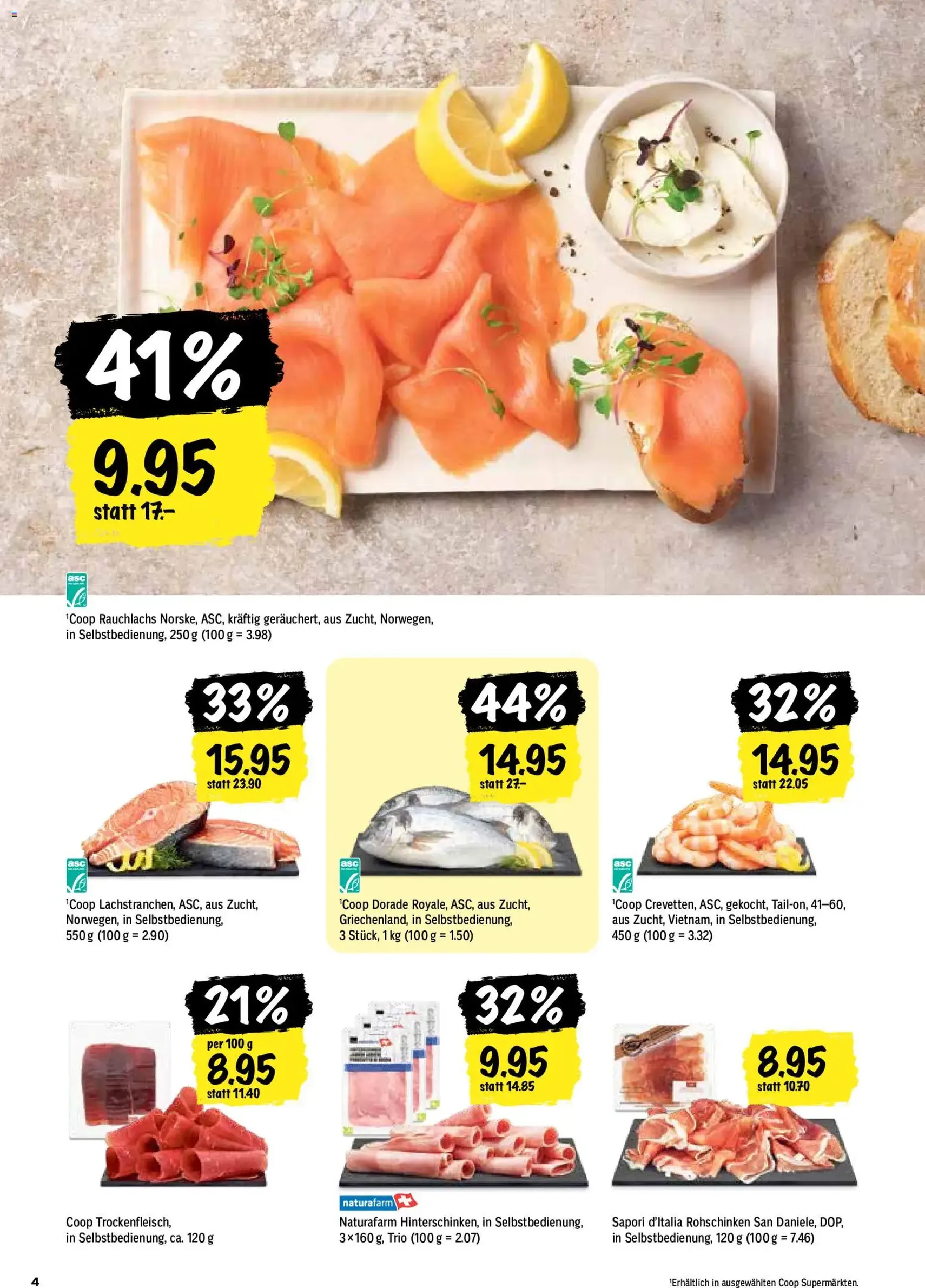 Coop aktionen - Gültiger Prospekt ab 11.06.2026, Seite 4 von insgesamt 28