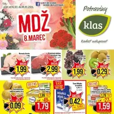 Klas leták - náhľad letáku platný od 02.03.2026