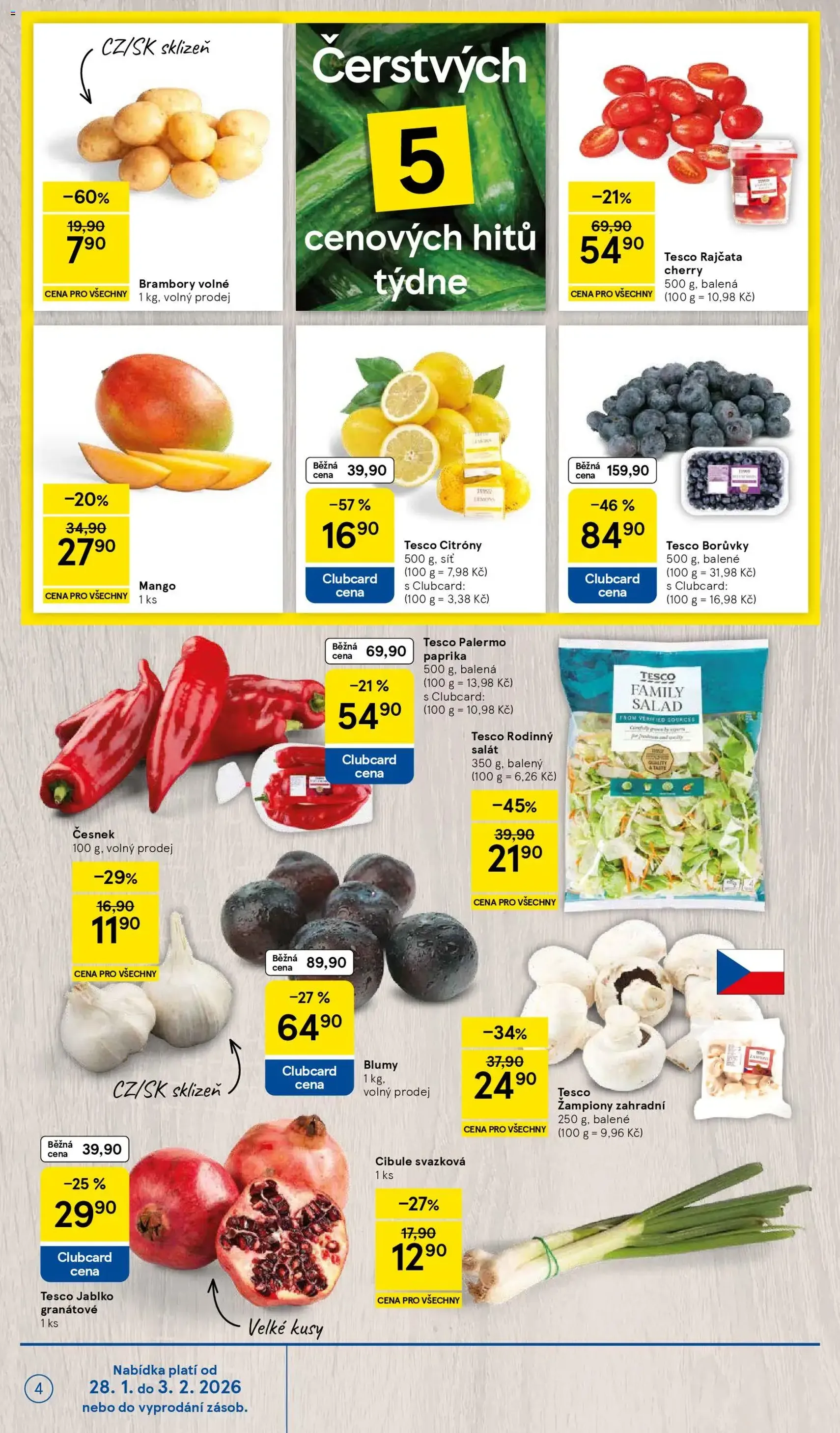 Tesco leták - Hypermarket - platný leták od 28.01.2026 strana 4 z 25