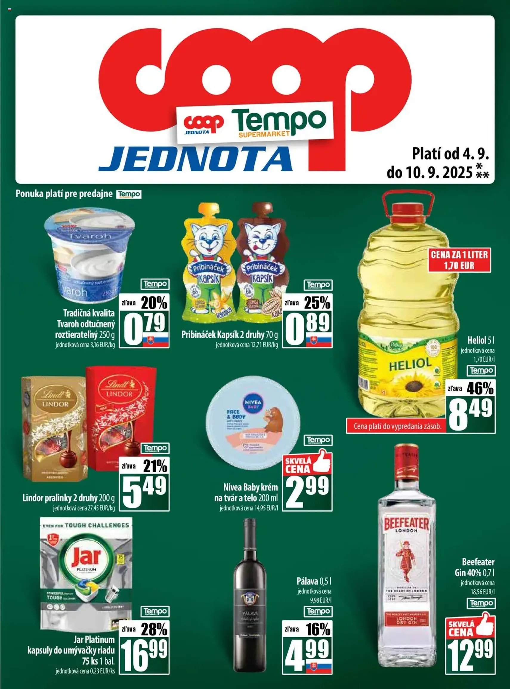 COOP Jednota leták - platný leták od 04.09.2025 strana 25 z 28 COOP Jednota leták - platný leták od 04.09.2025 strana 25 z 28