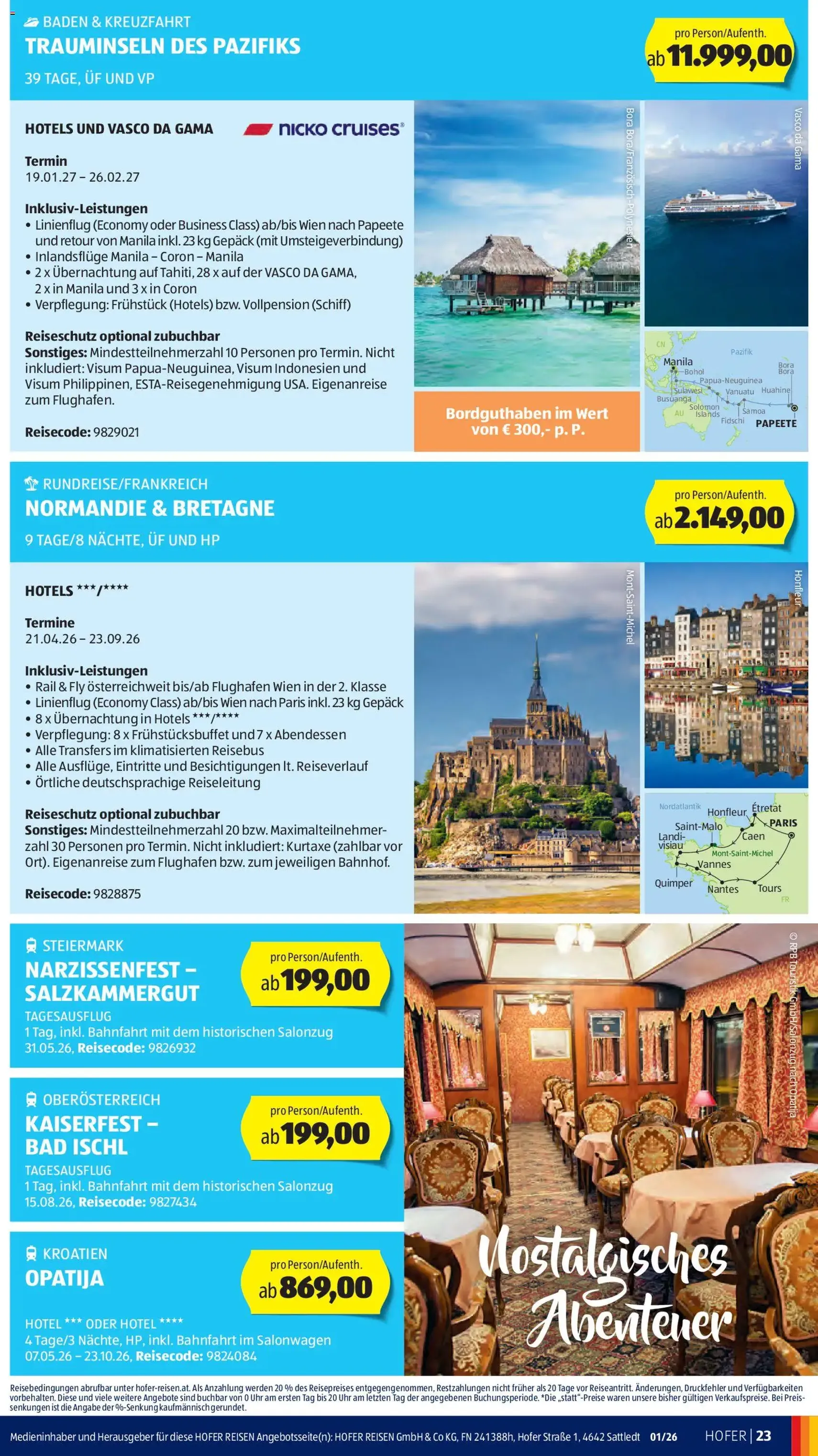 Hofer Flugblatt - Gültiger Prospekt ab 22.12.2025, Seite 27 von insgesamt 29