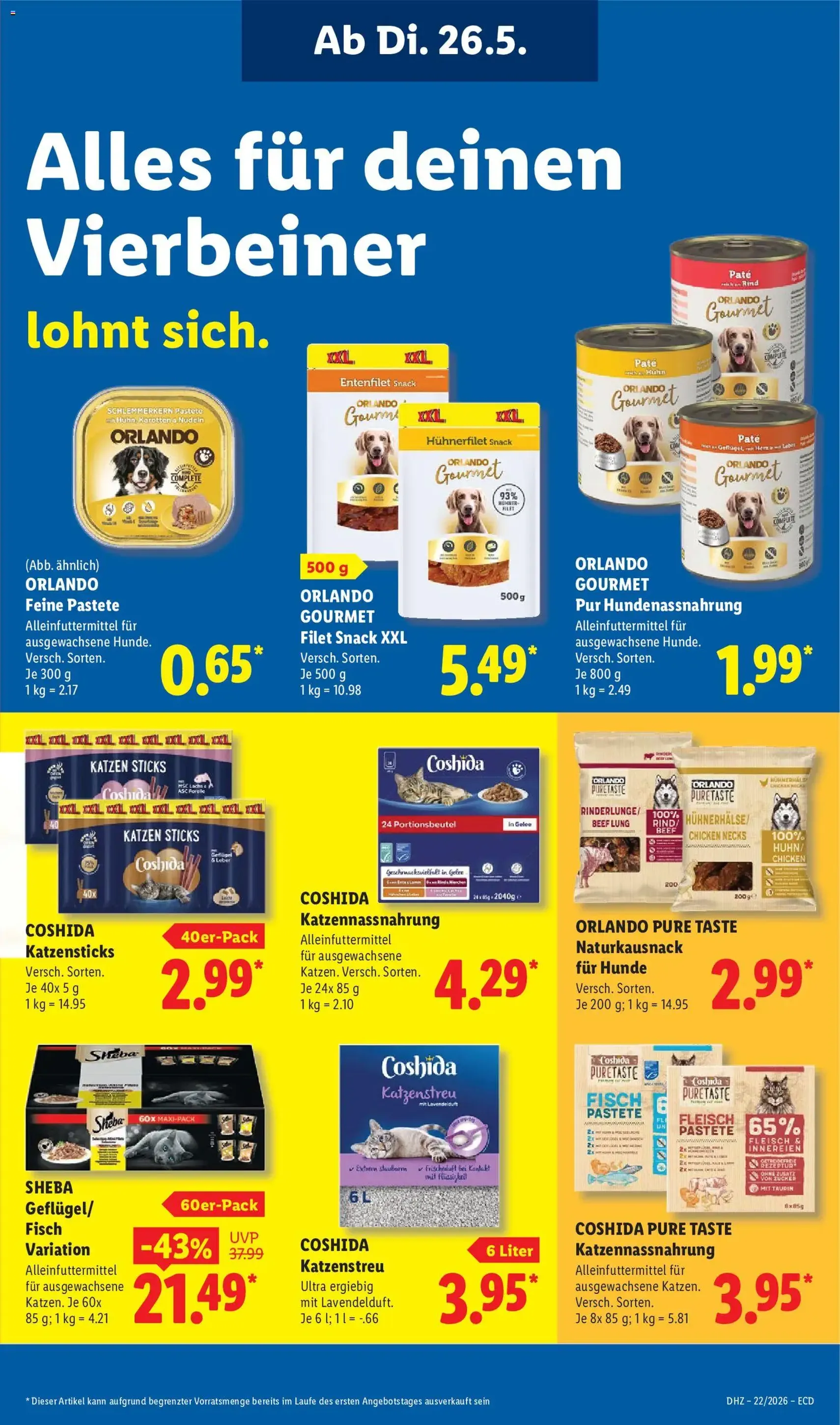 Lidl Prospekt - Gültiger Prospekt ab 26.05.2026, Seite 17 von insgesamt 70