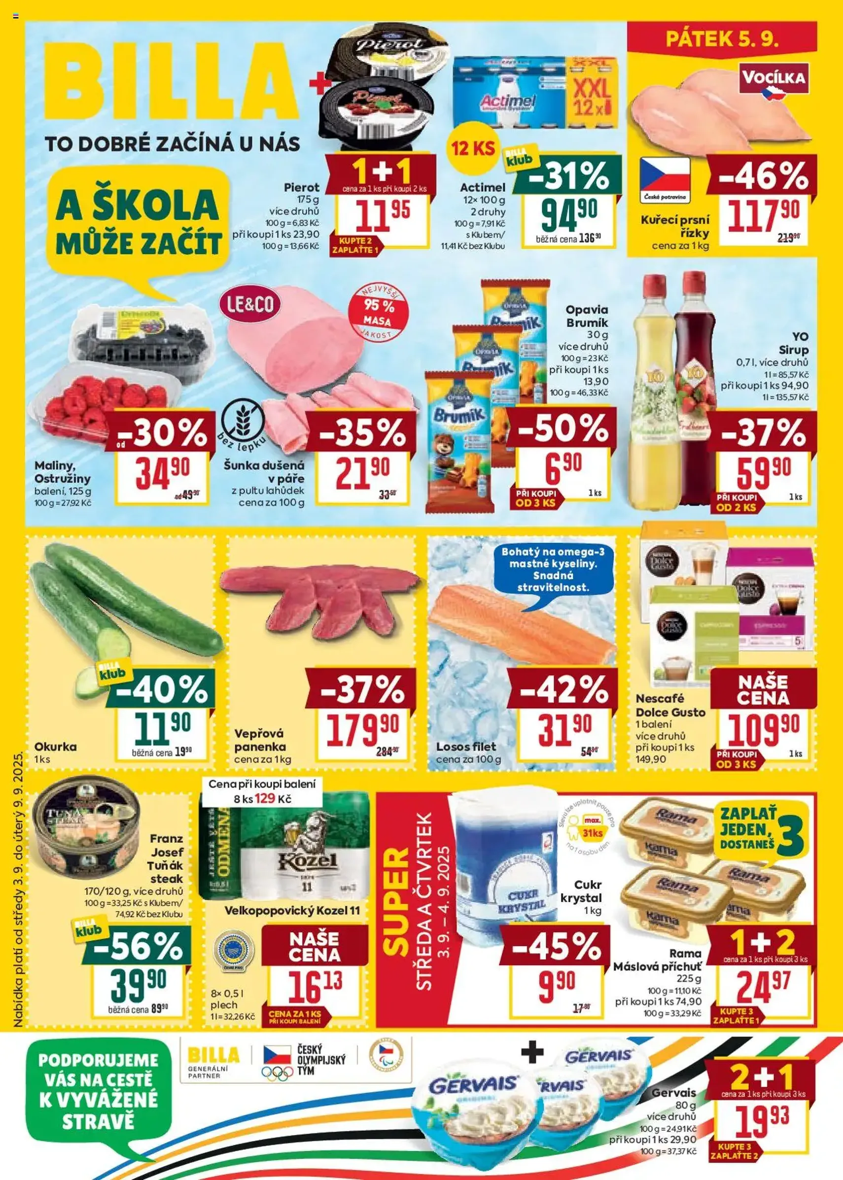 Billa Velký leták - platný leták od 03.09.2025 strana 1 z 40 Billa Velký leták - platný leták od 03.09.2025 strana 1 z 40